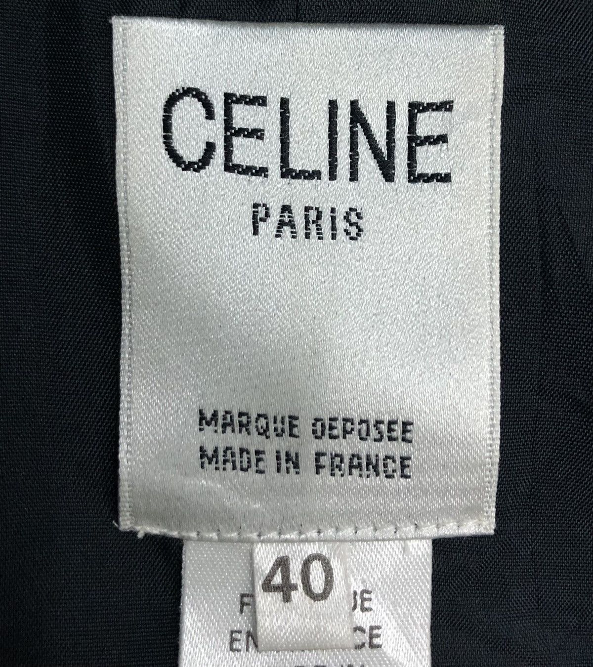 Celine CELINE Paris Vintage Wool Blazer - Made in France - Size 40 Size M / US 6-8 / IT 42-44 - 17 Thumbnail