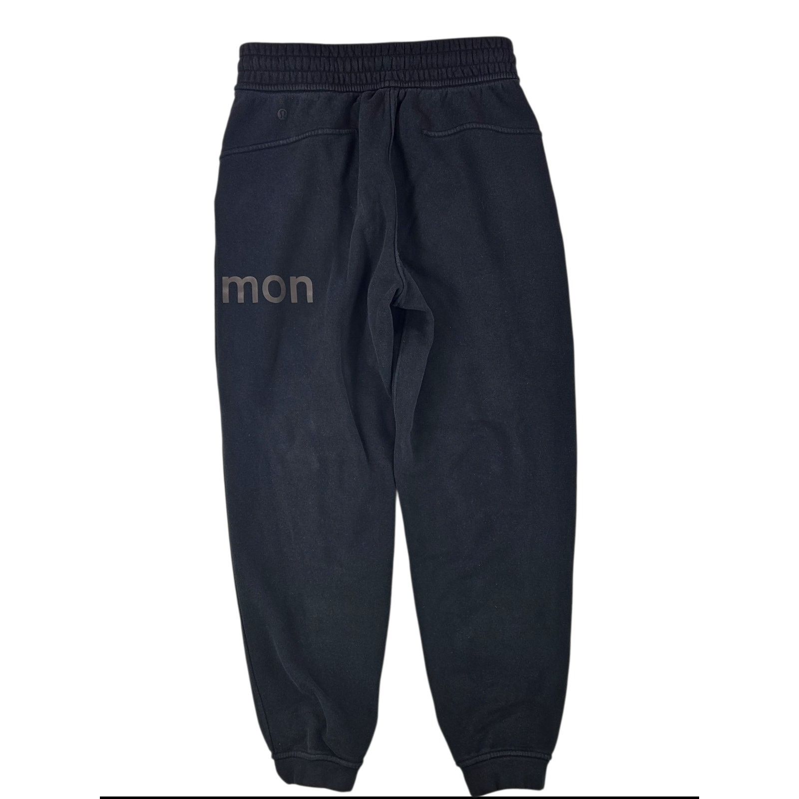 Lululemon Lululemon | Black Loungeful High-Rise Graphic Jogger| Size 6 Size 28" / US 6 / IT 42 - 3 Thumbnail