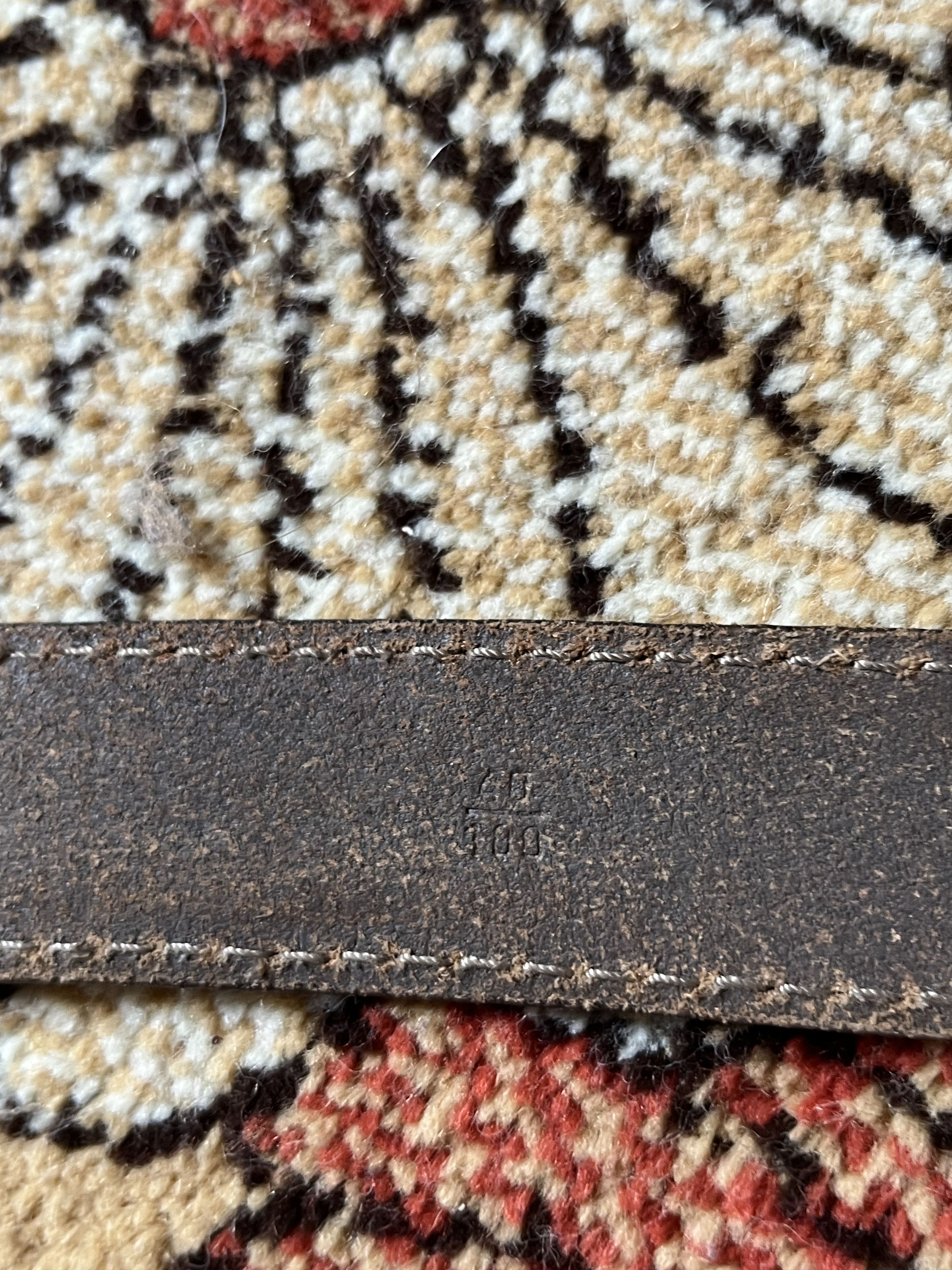 Designer × Prada Vintage Prada Real Leather Brown Belt Logo Size 40 - 5 Thumbnail