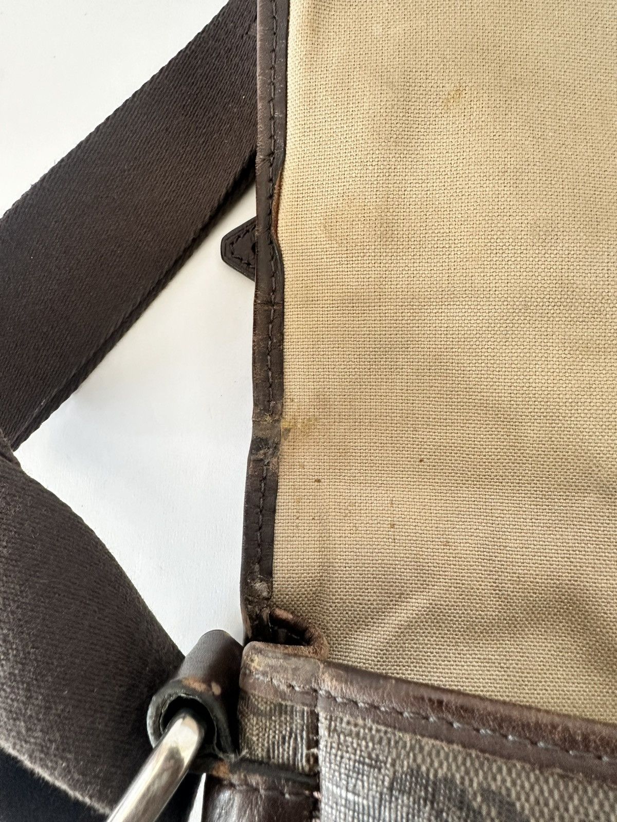 Loewe Loewe Pre-Owned Anagram Coated Canvas Flap crossbody Size ONE SIZE - 6 Thumbnail