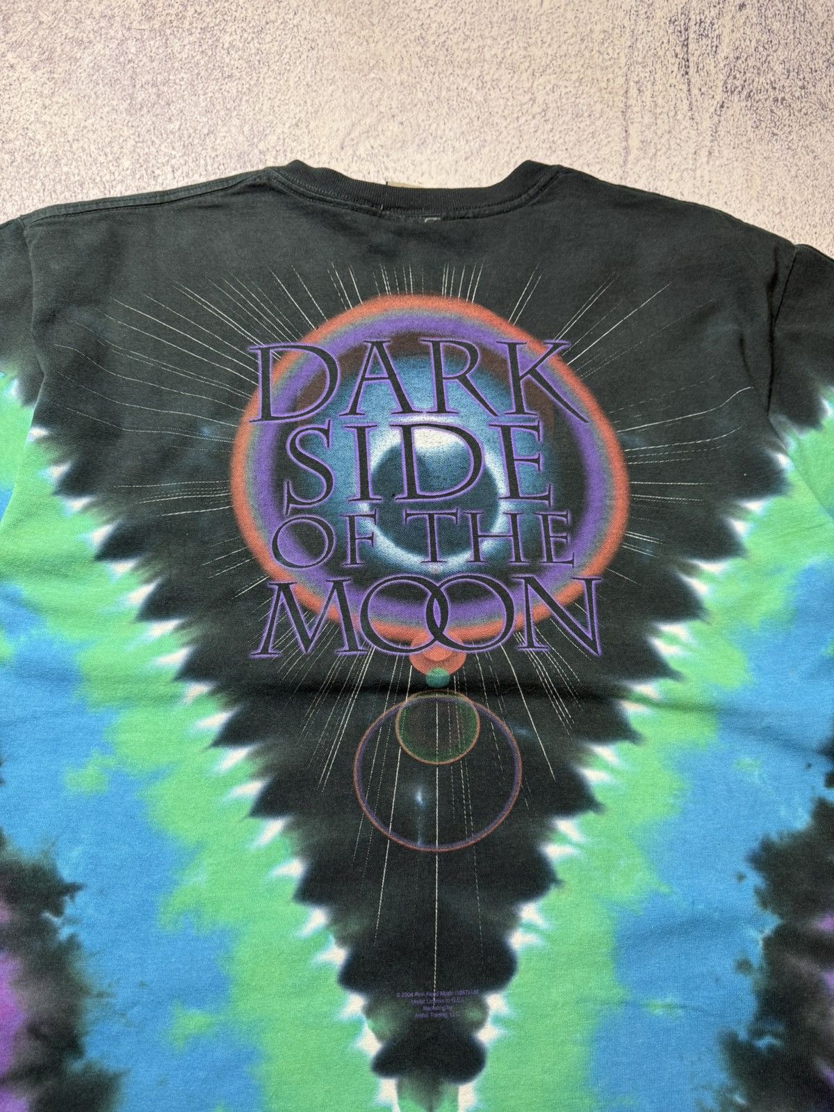 Pink Floyd Liquid Blue 2004 Pink Floyd Dark Side Of The Moon T-Shirt Size US M / EU 48-50 / 2 - 17 Thumbnail