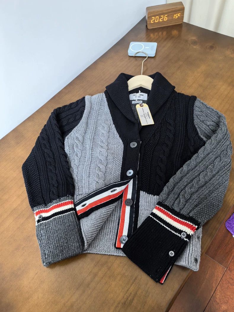 Thom Browne thom browneSheep wool cardigan jacket 2503-Nextarrow Size XS / US 0-2 / IT 36-38 - 1 Thumbnail