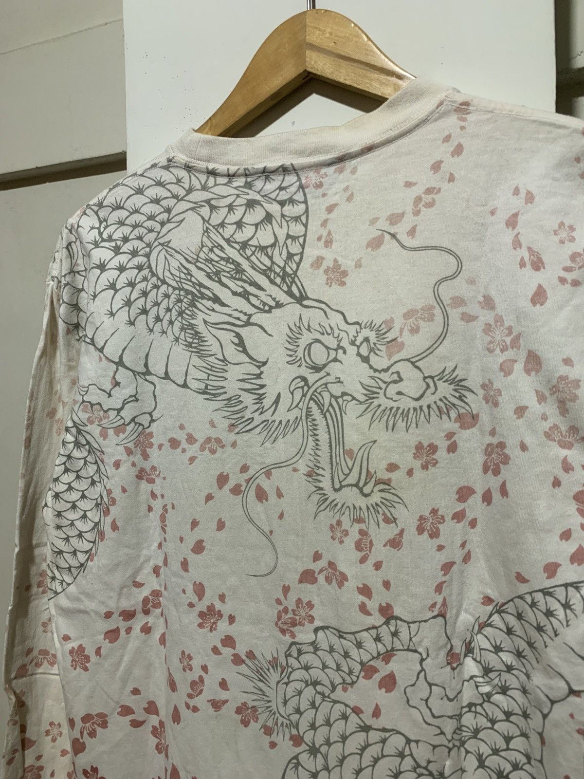 14th Addiction Vintage Y2K Dragon AOP Embroidered Yakuza Longsleeve Tee Size US L / EU 52-54 / 3 - 18 Thumbnail