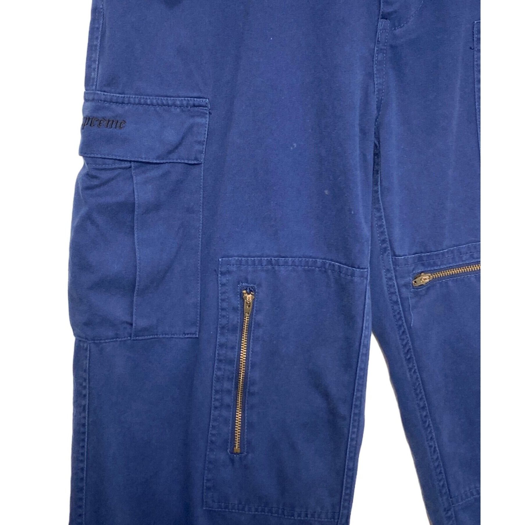 Supreme SUPREME Cargo Flight Pant Cotton Navy Size 34 Size US 34 / EU 50 - 3 Thumbnail