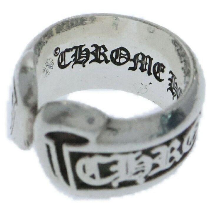 Chrome Hearts Size 8 OFFER OK! CHROME HEARTS LARGE SCROLL LABEL RING Size ONE SIZE - 6 Thumbnail
