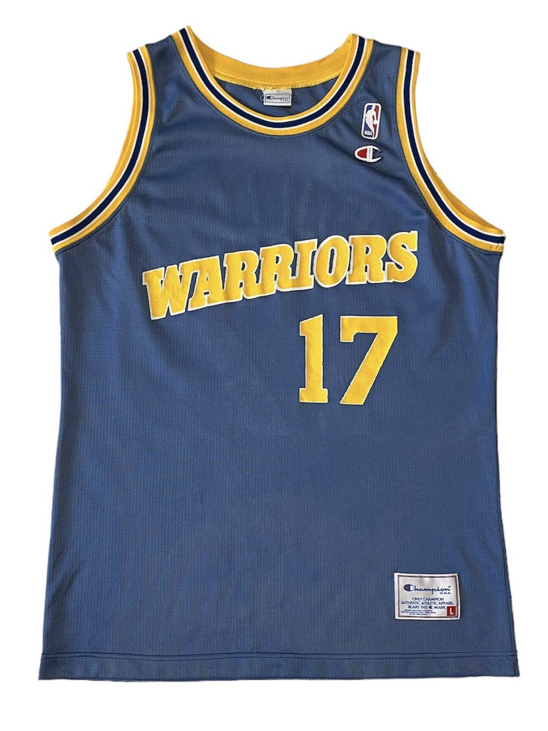 image of Chris Mullin Golden State Warriors Champion Nba Jersey, Men's (Size Large)