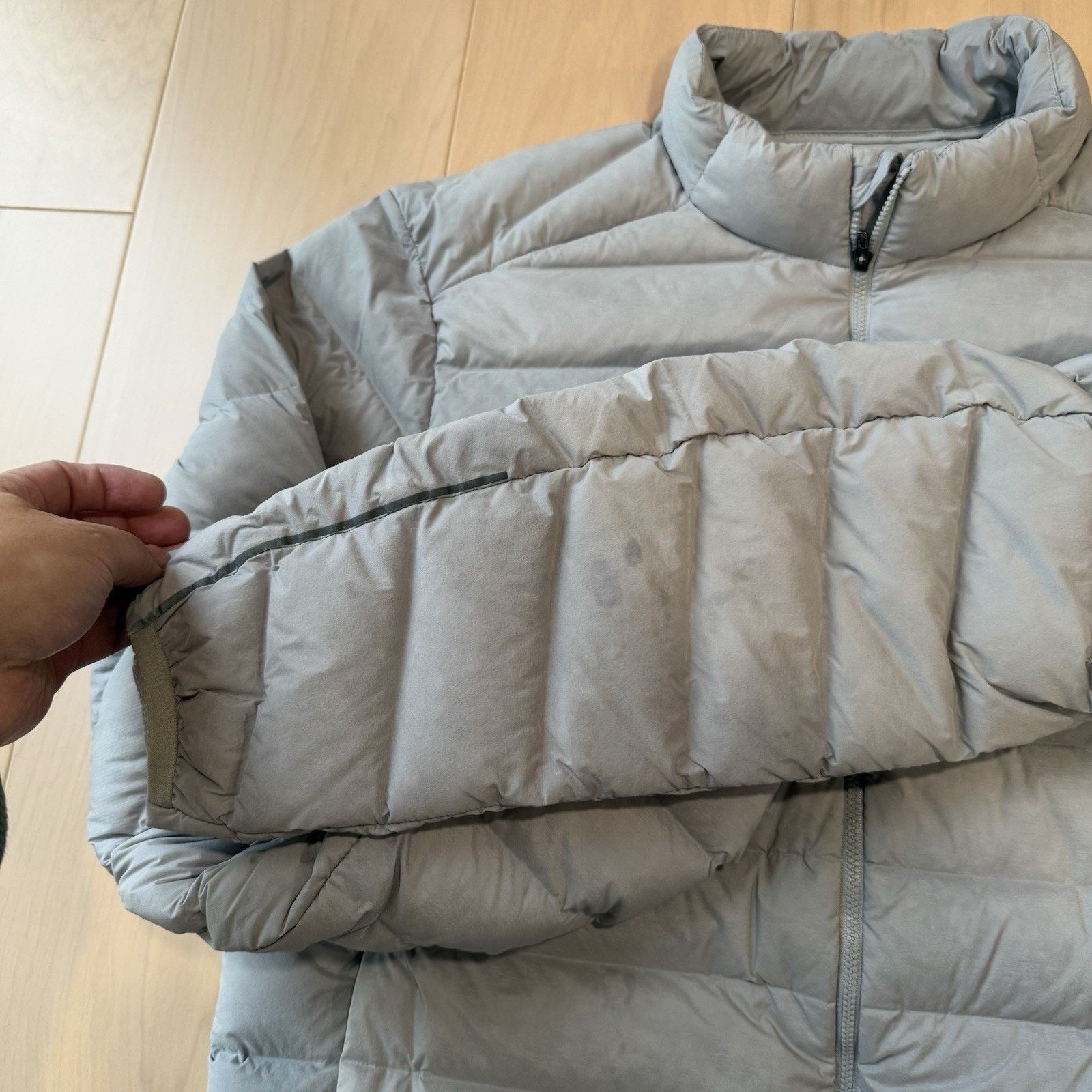 Lululemon Lululemon Navigation Stretch Down Jacket Large Gray Full Zip Size US L / EU 52-54 / 3 - 8 Thumbnail