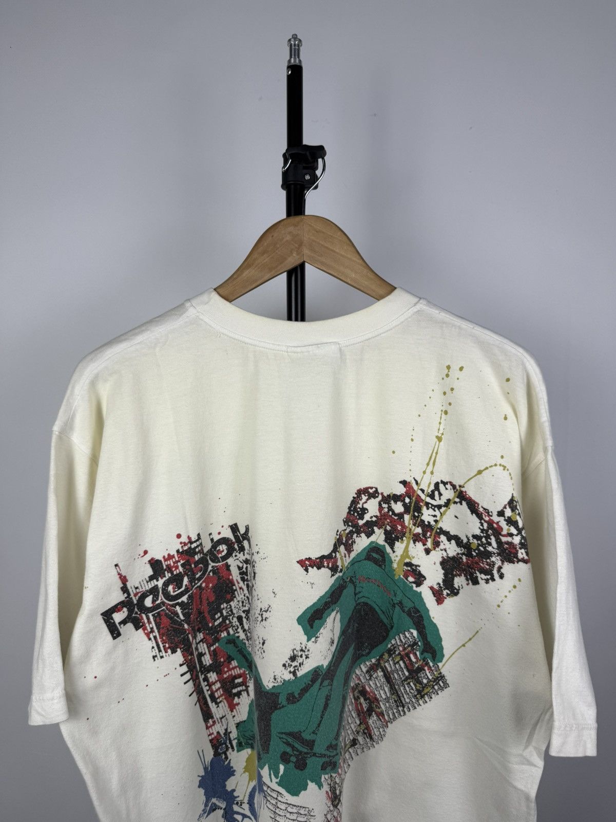Reebok × Vintage Vintage Reebok T-shirts Sk8 Centre Logo 90s Grunge Y2K Size US XL / EU 56 / 4 - 10 Thumbnail