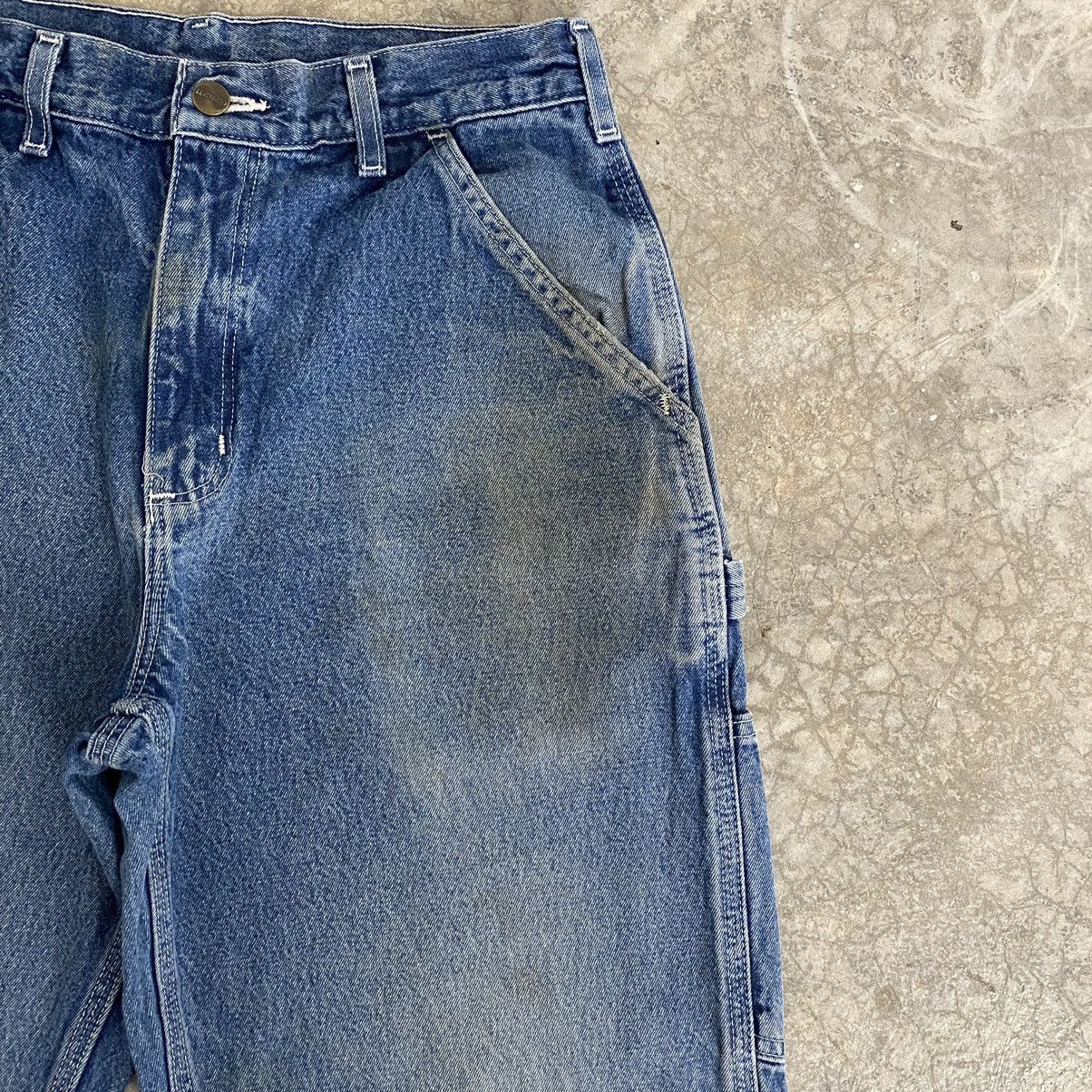 Carhartt Vintage Carhartt Faded Blue Carpenter Work Denim Jeans Size US 30 / EU 46 - 7 Thumbnail