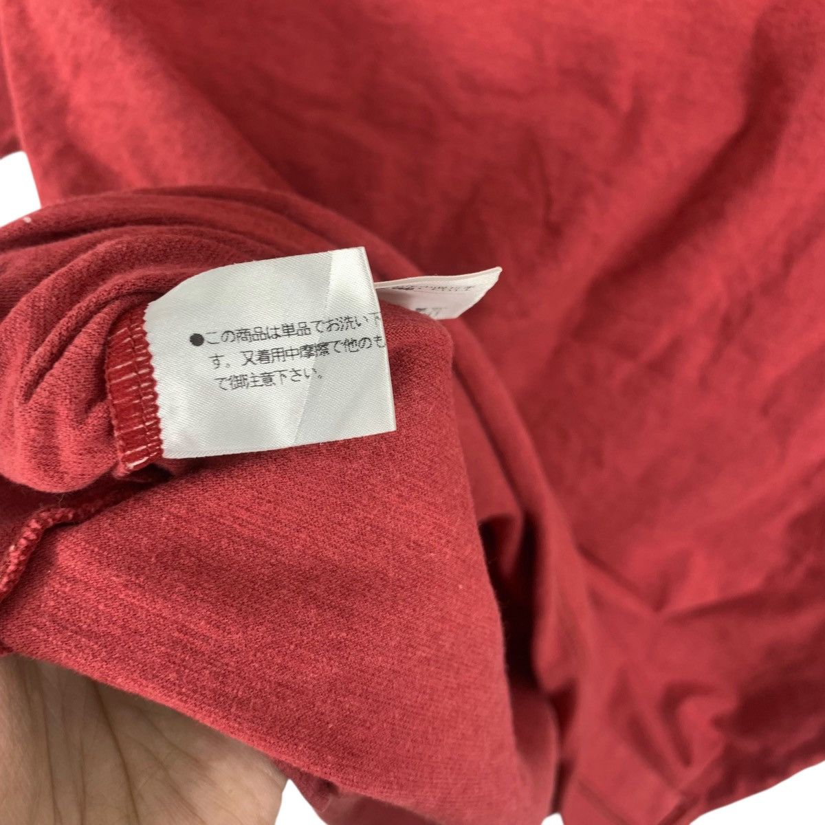 Joseph Abboud Vintage JOSEPH ABBOUD New York Red Pocket Tee Shirt Top V Size M / US 6-8 / IT 42-44 - 8 Thumbnail