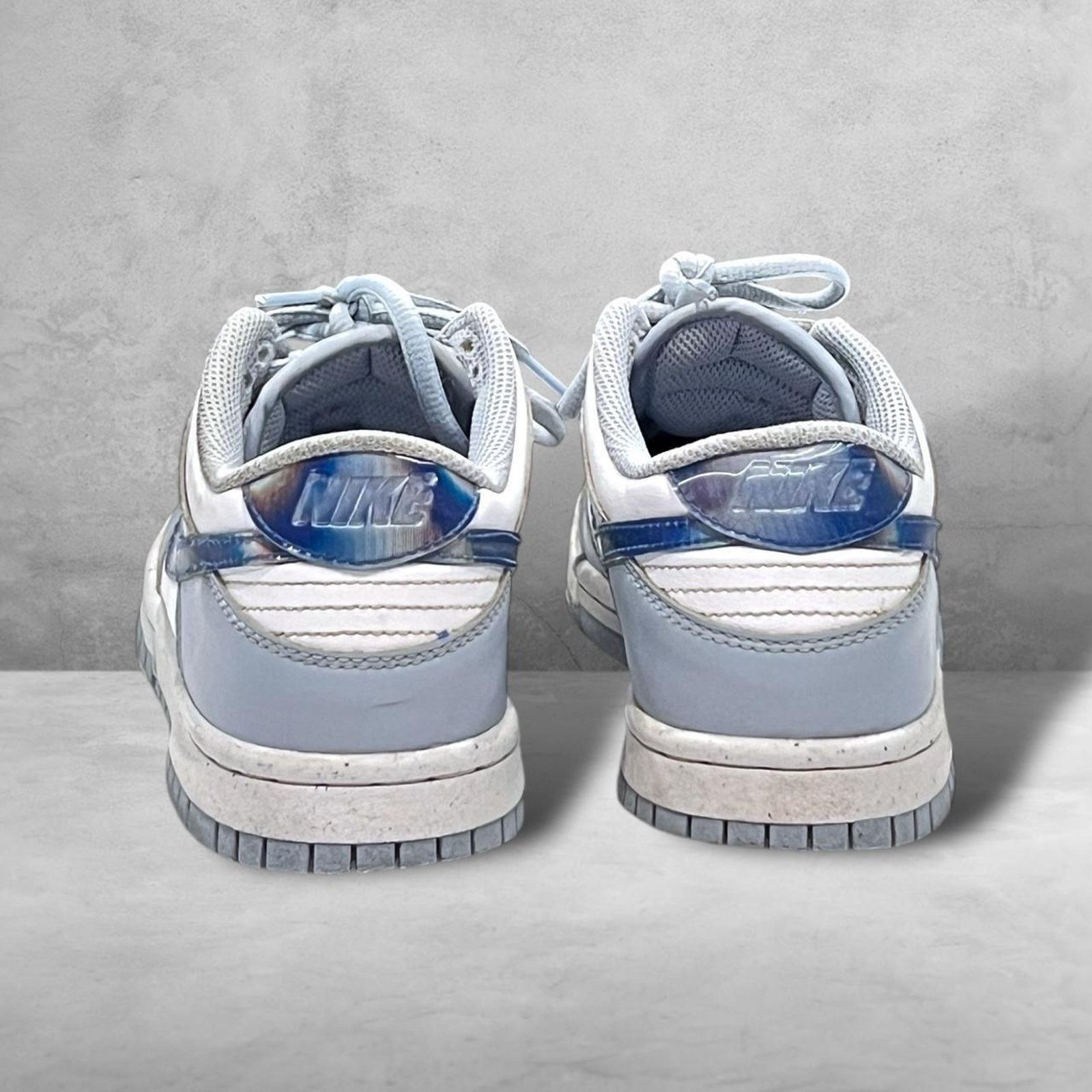 Nike Nike SB Dunk Low ‘Blue Iridescent’ Grey & Blue Sneakers Size US 5 / EU 37 - 6 Thumbnail