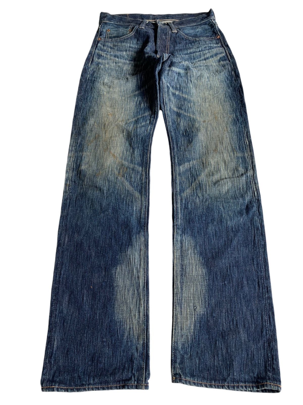 Japanese Brand × Kapital × Vintage ETERNAL SELVEDGE BUTTON FLY RUSTY JAPANESE DENIM Size US 30 / EU 46 - 1 Thumbnail
