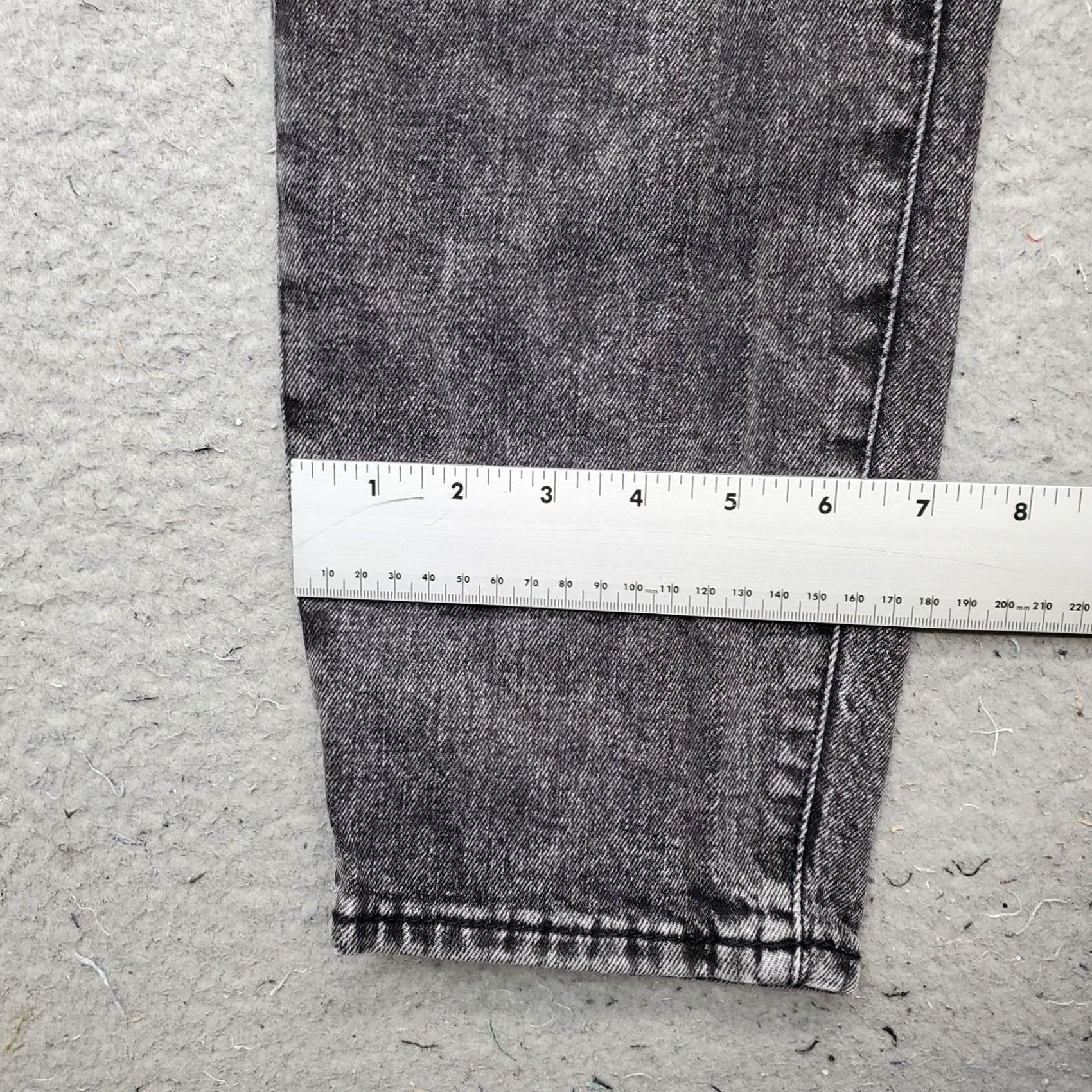 Old Navy Old Navy Jeans Womens 10 Black Denim Secret Slim Pockets High Rise OG Straight Jeans Womens 10 Black Denim Slim Straight Size 32" / US 10 / IT 46 - 5 Thumbnail