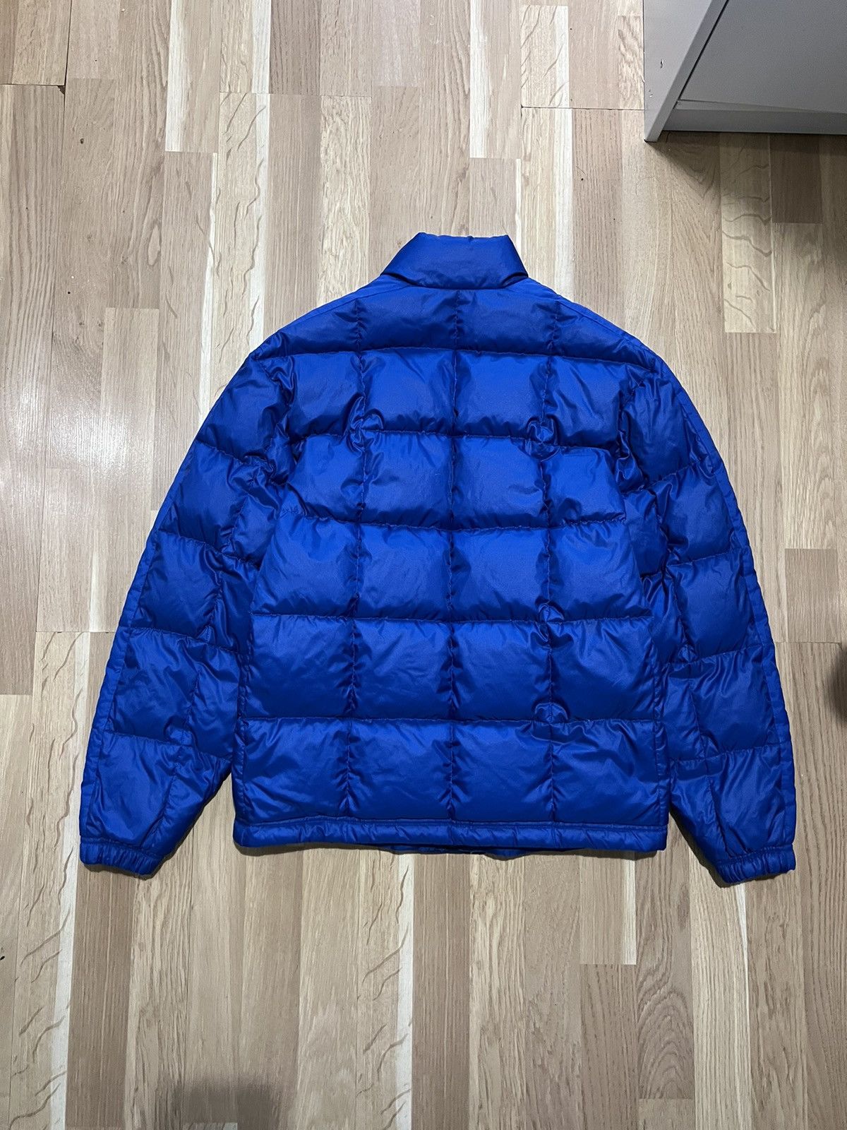 Nike × Vintage Nike vintage puffer jacket y2k style drill blue 90s Size US M / EU 48-50 / 2 - 8 Thumbnail