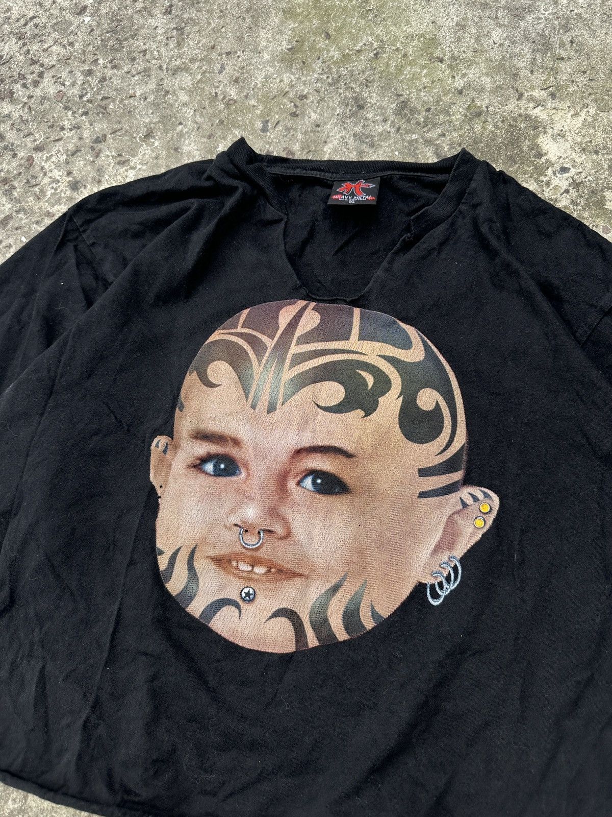 Band Tees Y2K Baby Punk Logo T-shirt Heavy Metal Rare Bands Streetwear Size US XL / EU 56 / 4 - 2 Thumbnail