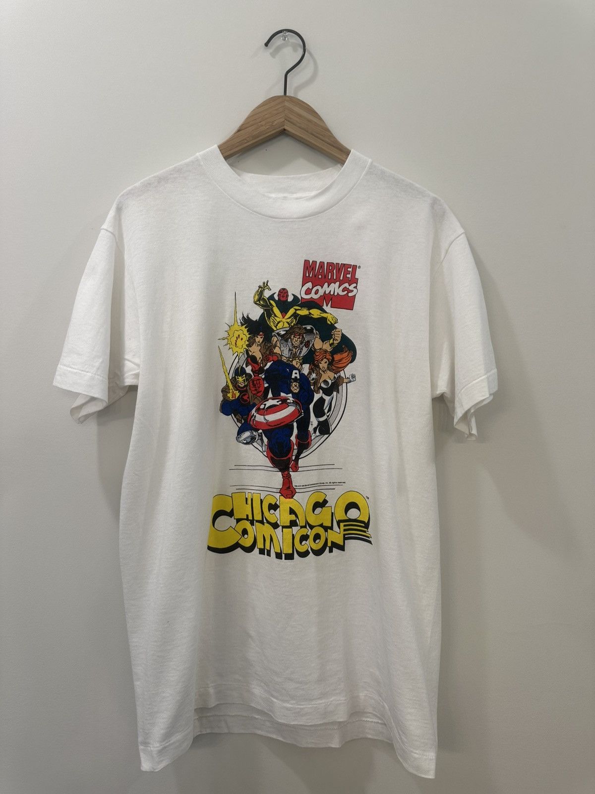 Marvel Comics Vintage 1994 Marvel Comics Chicago Comicon Tee Size US L / EU 52-54 / 3 - 1 Thumbnail