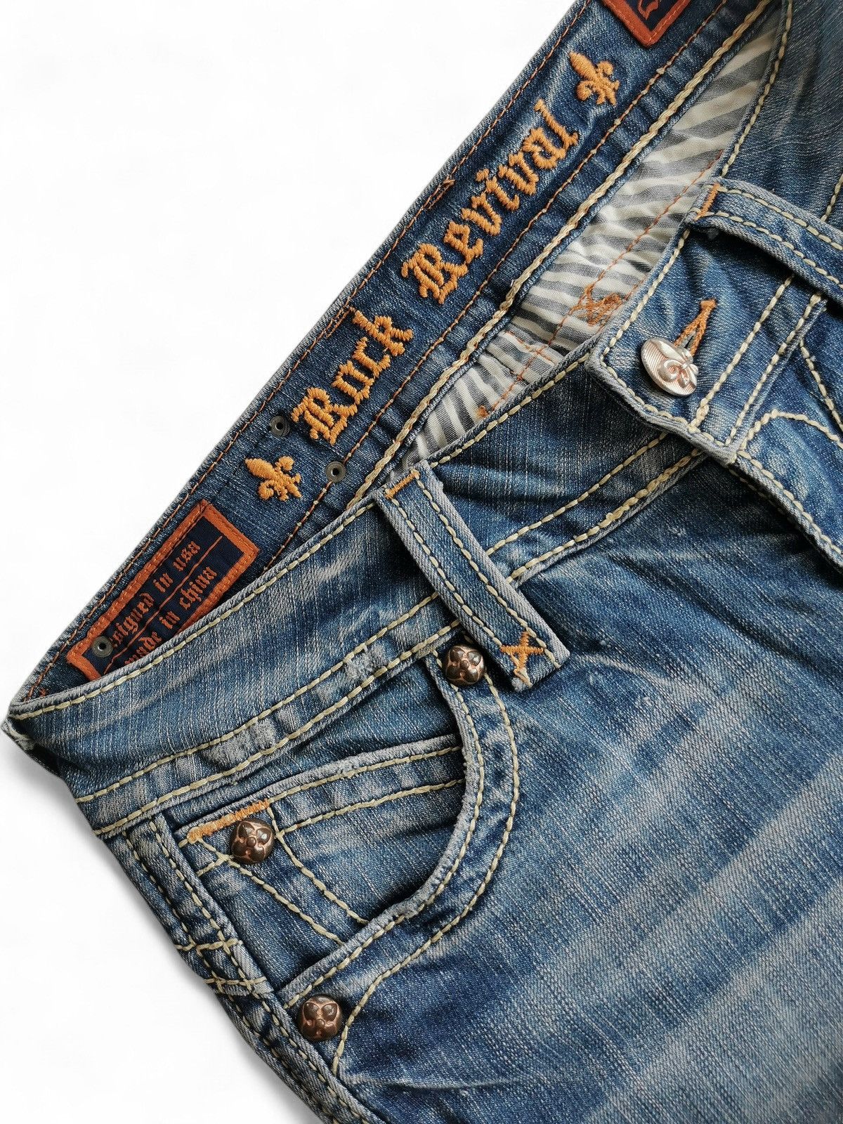 Rock Revival Rock Revival Women’s Distressed Bootcut Jeans Medium Wash Size 28" / US 6 / IT 42 - 8 Thumbnail