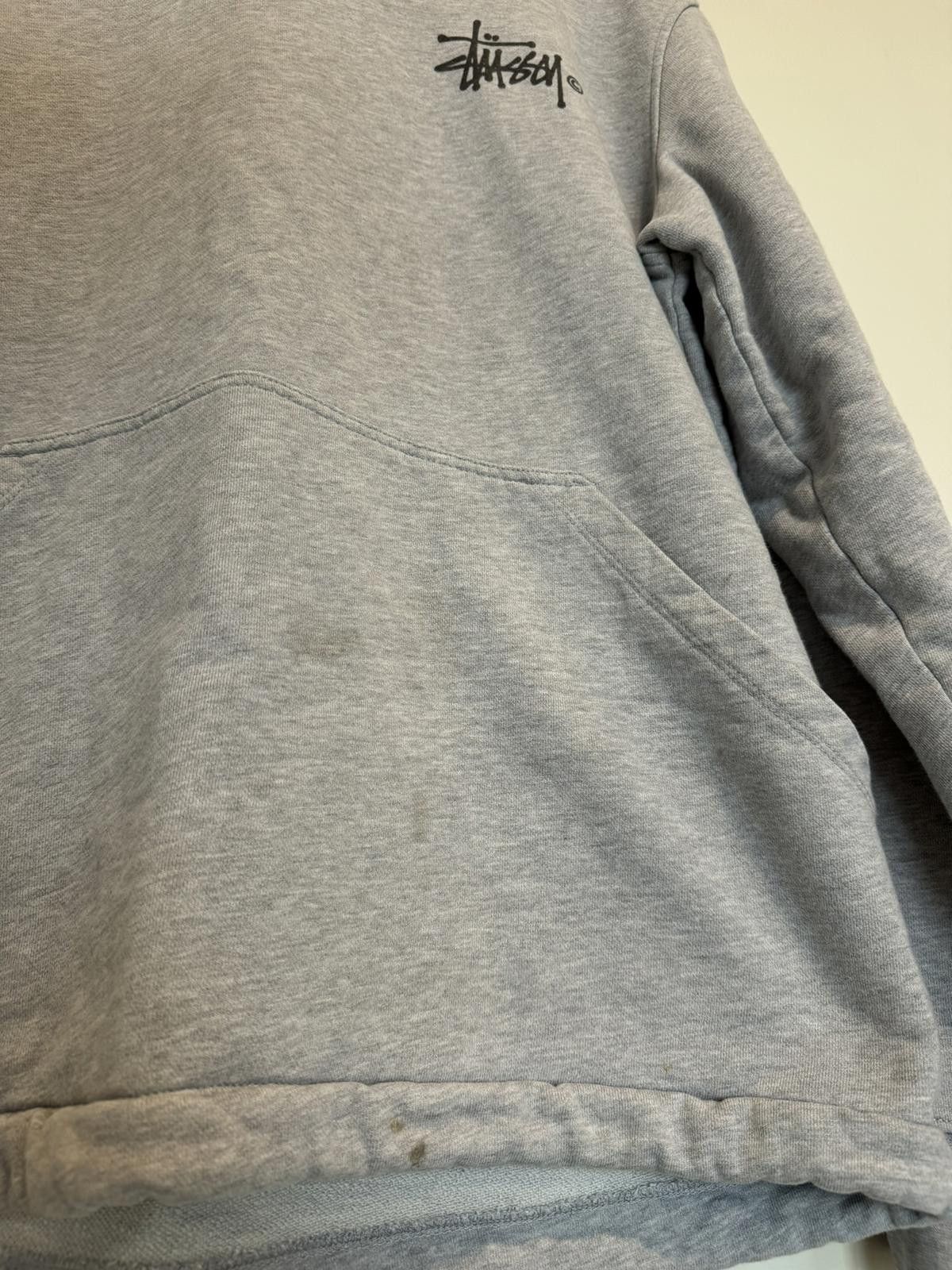 Stussy Stussy Two-Tone Hooded Sweatshirt Grey and Tan Size US L / EU 52-54 / 3 - 3 Thumbnail