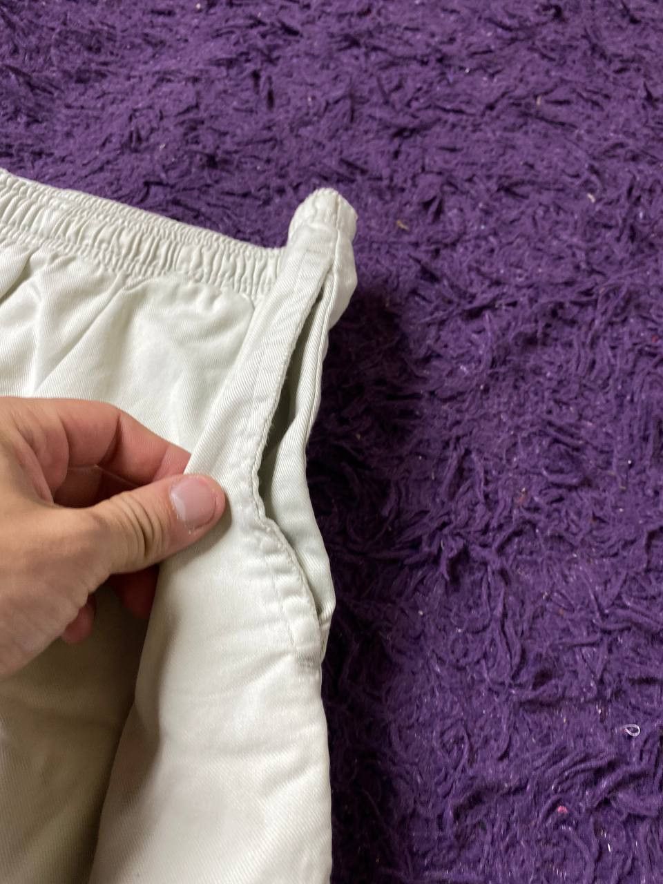 Nike shorts white NIKE Y2K logo Vintage size L streetwear Size US 34 / EU 50 - 15 Thumbnail