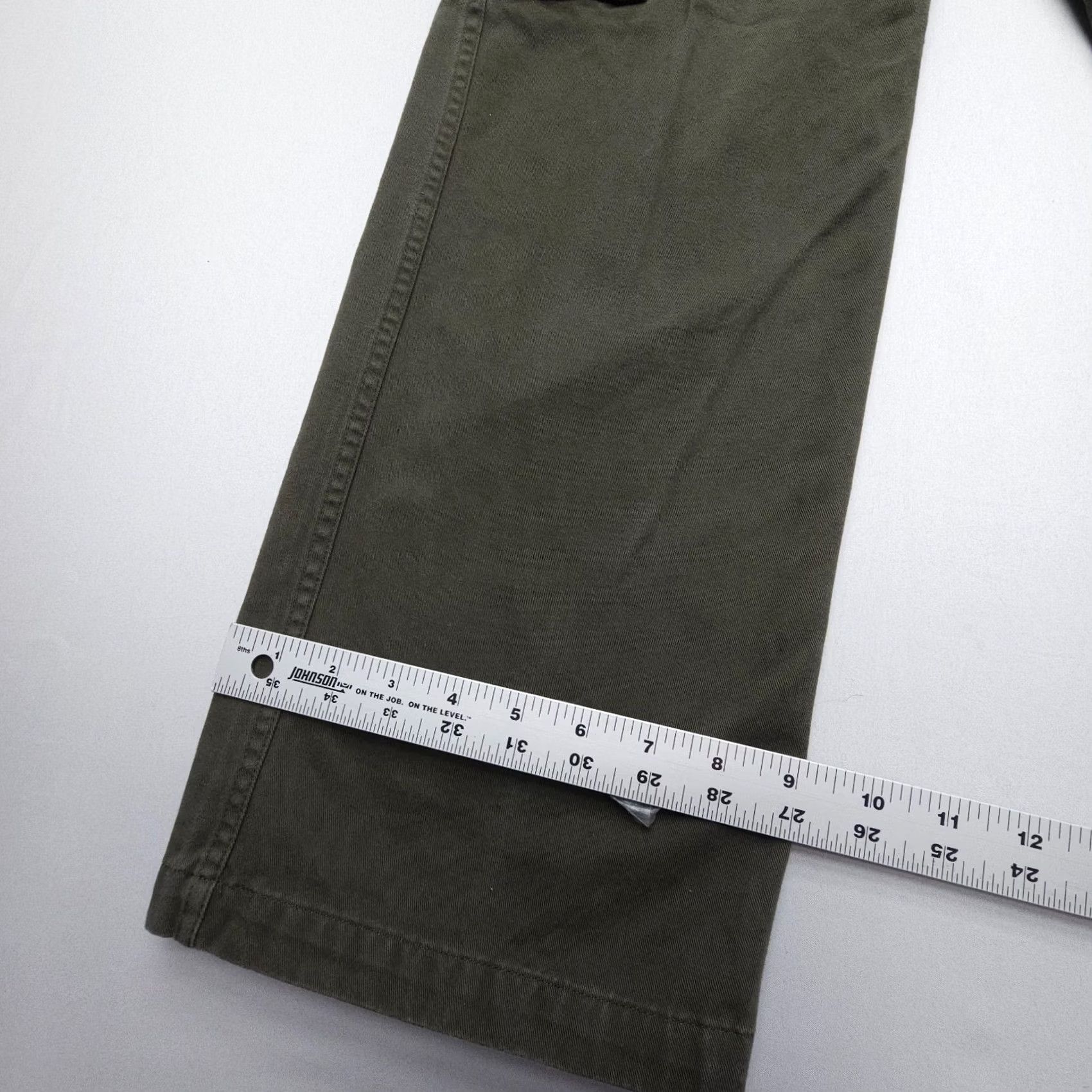 Nili Lotan Nili Lotan Yannic Cargo Pants Womens 6 Green Cotton Twill Cargo Pants Crop Military Army Clothes Slim Straight 30 In Seam Vintage: No Size 28" / US 6 / IT 42 - 7 Thumbnail