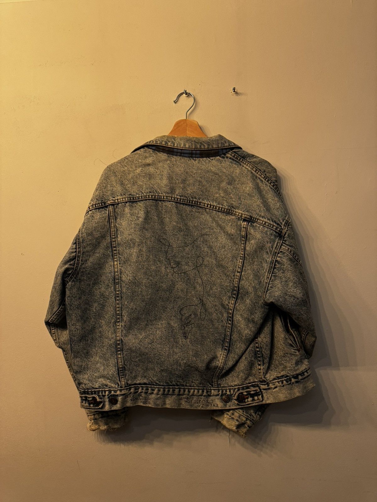 Levi's × Levi's Vintage Clothing × Vintage Vintage Flannel Lined Levi’s Denim Jacket Size US L / EU 52-54 / 3 - 6 Thumbnail