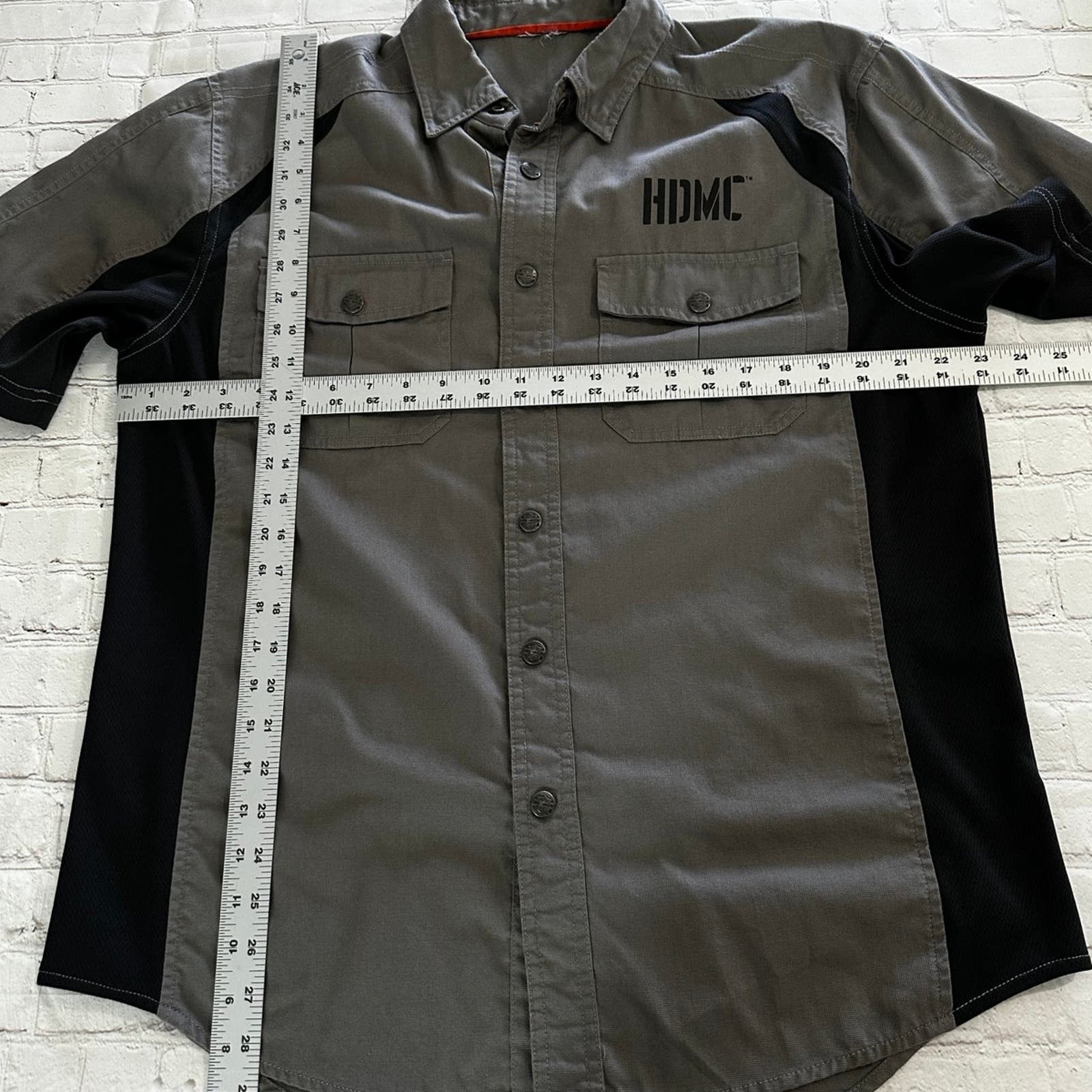 Harley Davidson Harley Davidson short sleeve button down shirt Size US XL / EU 56 / 4 - 6 Thumbnail