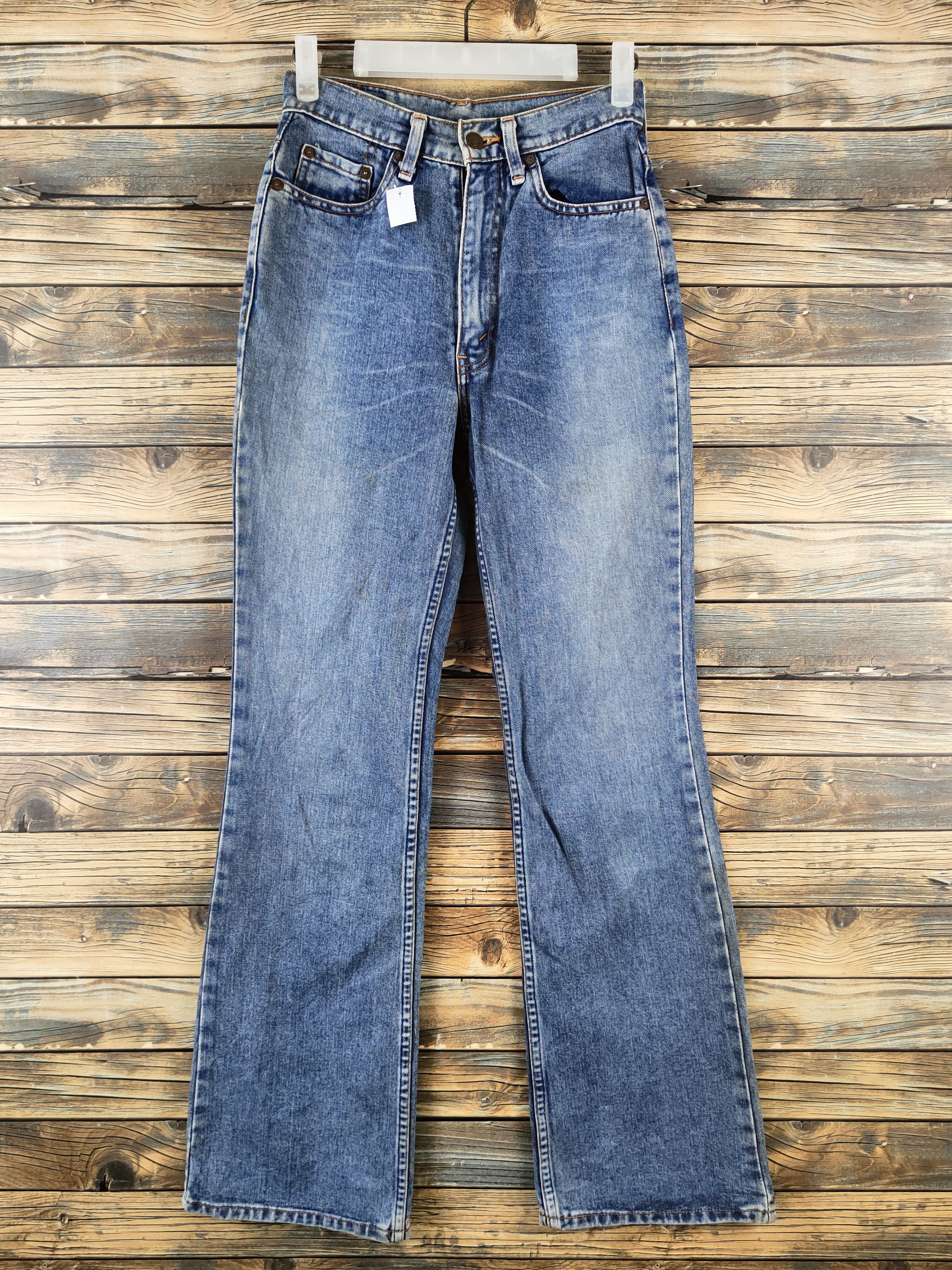 Levi's 517 Levi's Blue Distressed Ripped Jeans #S2825 Size 27" / US 4 / IT 40 - 1 Thumbnail