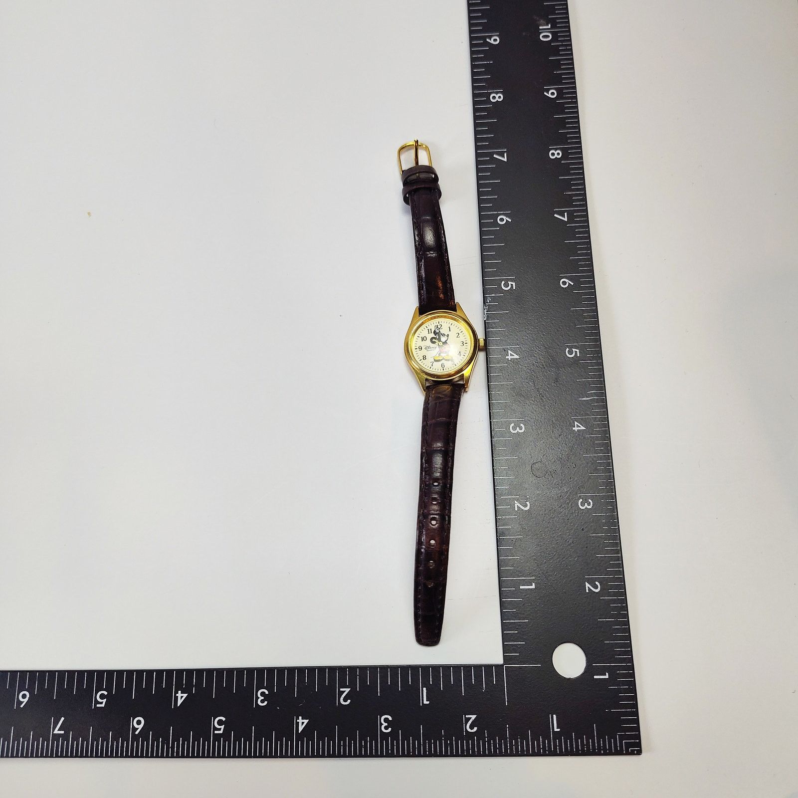 Disney Disney Parks Mickey Mouse Petite Watch Gold Small Face Size ONE SIZE - 4 Thumbnail