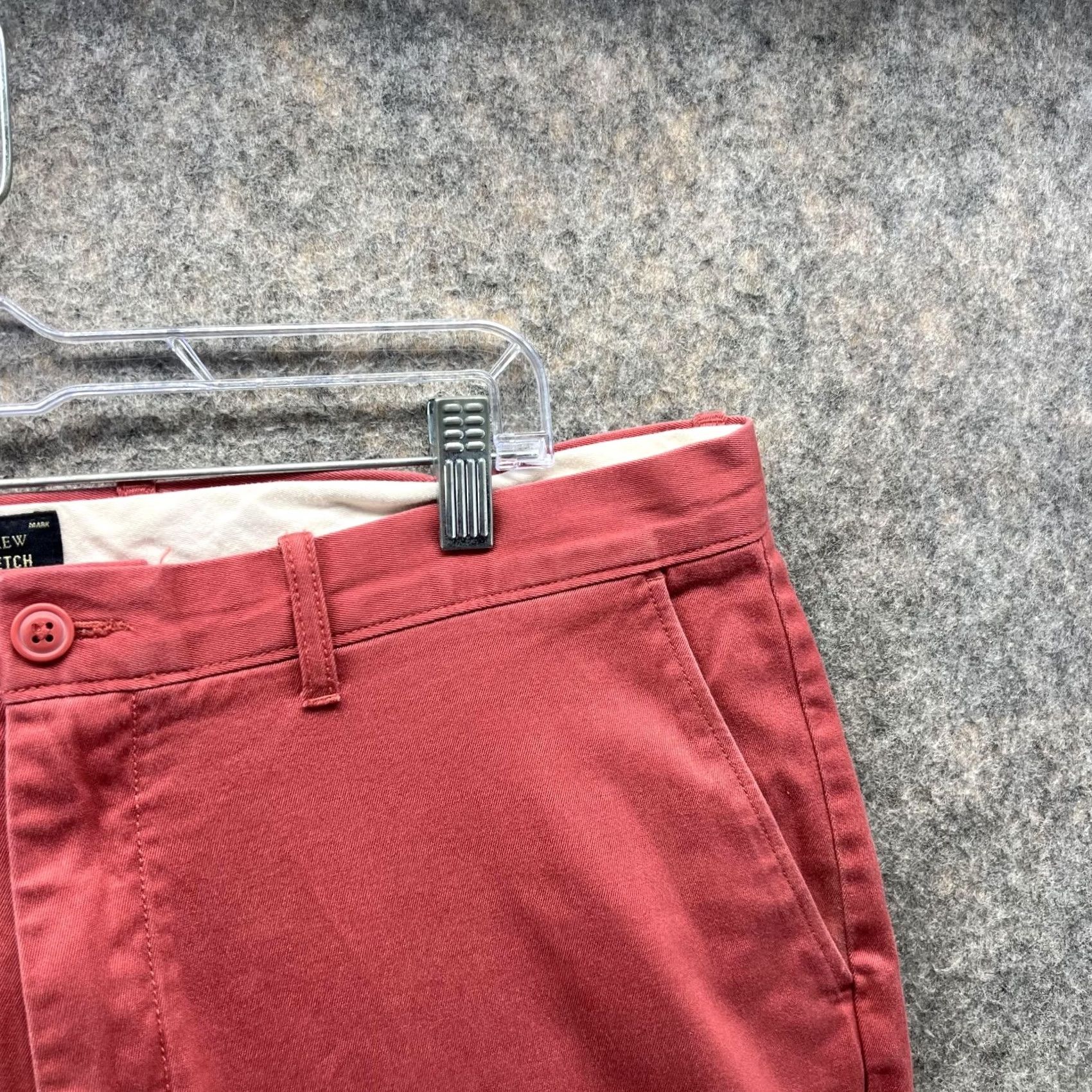 J.Crew J.CREW Pants Men 36x32 Chino Flat Front Stretch Cotton Pink Casual Regular Size US 36 / EU 52 - 4 Thumbnail