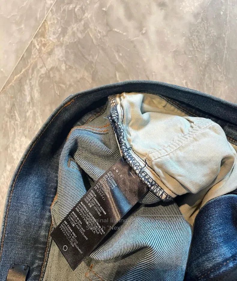 Amiri Amiri Size 32 Patched up blue jeans Size US 32 / EU 48 - 4 Thumbnail