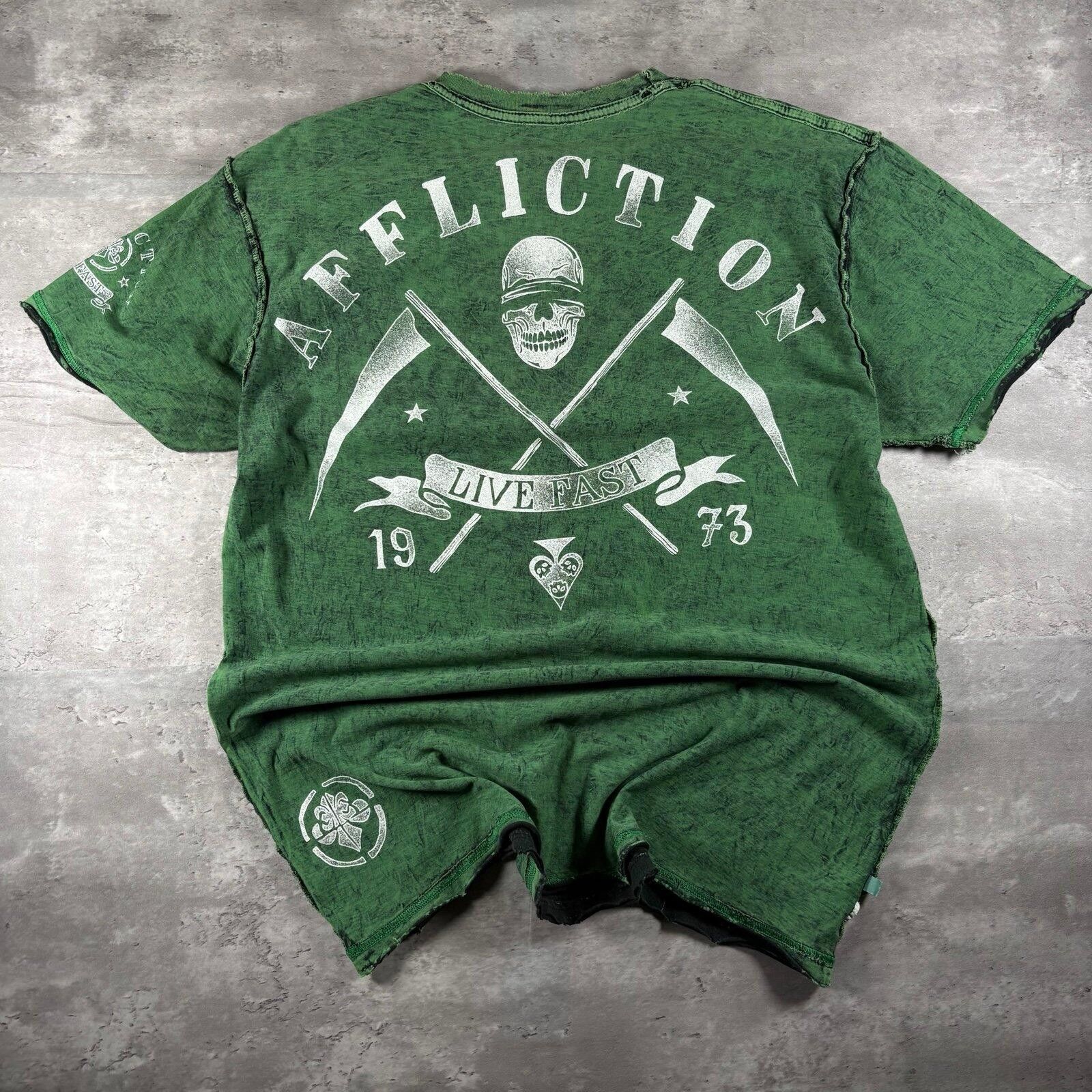 Affliction Vintage affliction AOP reversible T-shirt Size US M / EU 48-50 / 2 - 2 Thumbnail