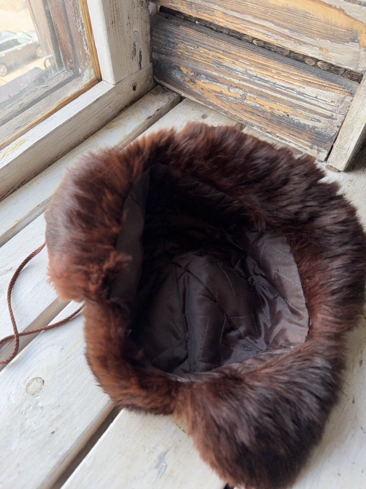 Hysteric Glamour × Japanese Brand × Vintage Vintage Real Fur Mohair Fuzzy Ushanka Y2K Opium Hype Rare OS Size ONE SIZE - 9 Thumbnail