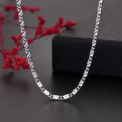 Jewelry Figaro Chain Necklace for Men Women Size ONE SIZE - 2 Thumbnail