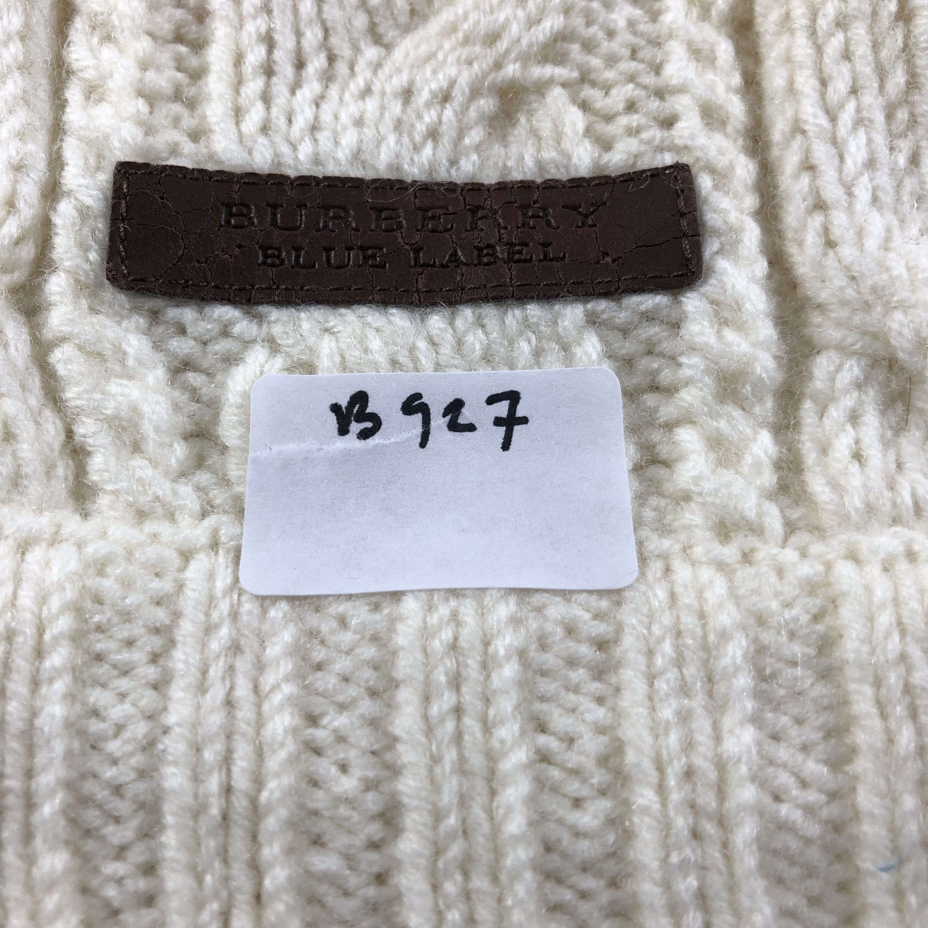 Burberry Burberry Cable Knit Mushroom Beanie Snowcap Snow Hat B927 Size ONE SIZE - 12 Thumbnail