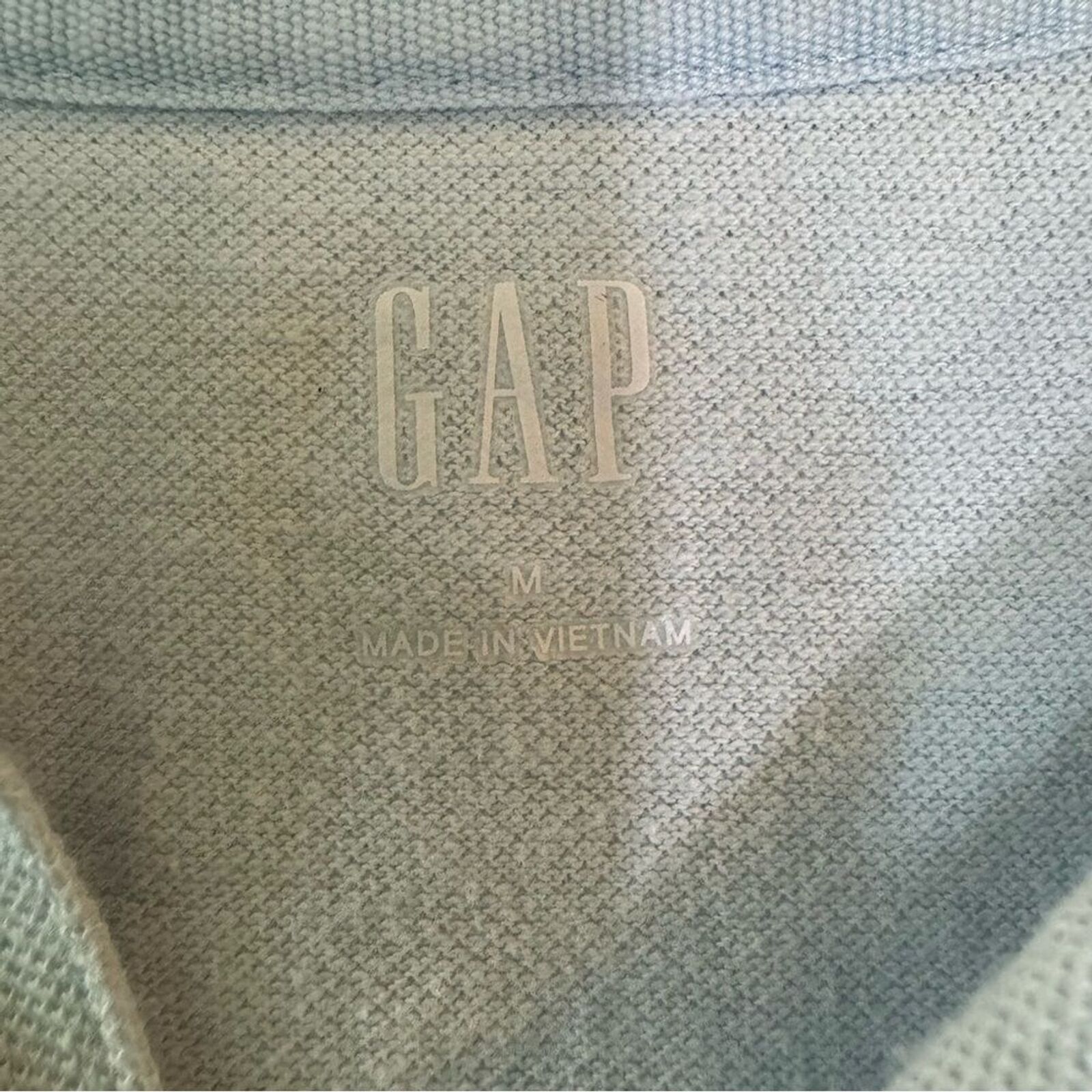 Gap GAP Polo Shirt Light Blue Men’s Size Medium Size US M / EU 48-50 / 2 - 3 Thumbnail