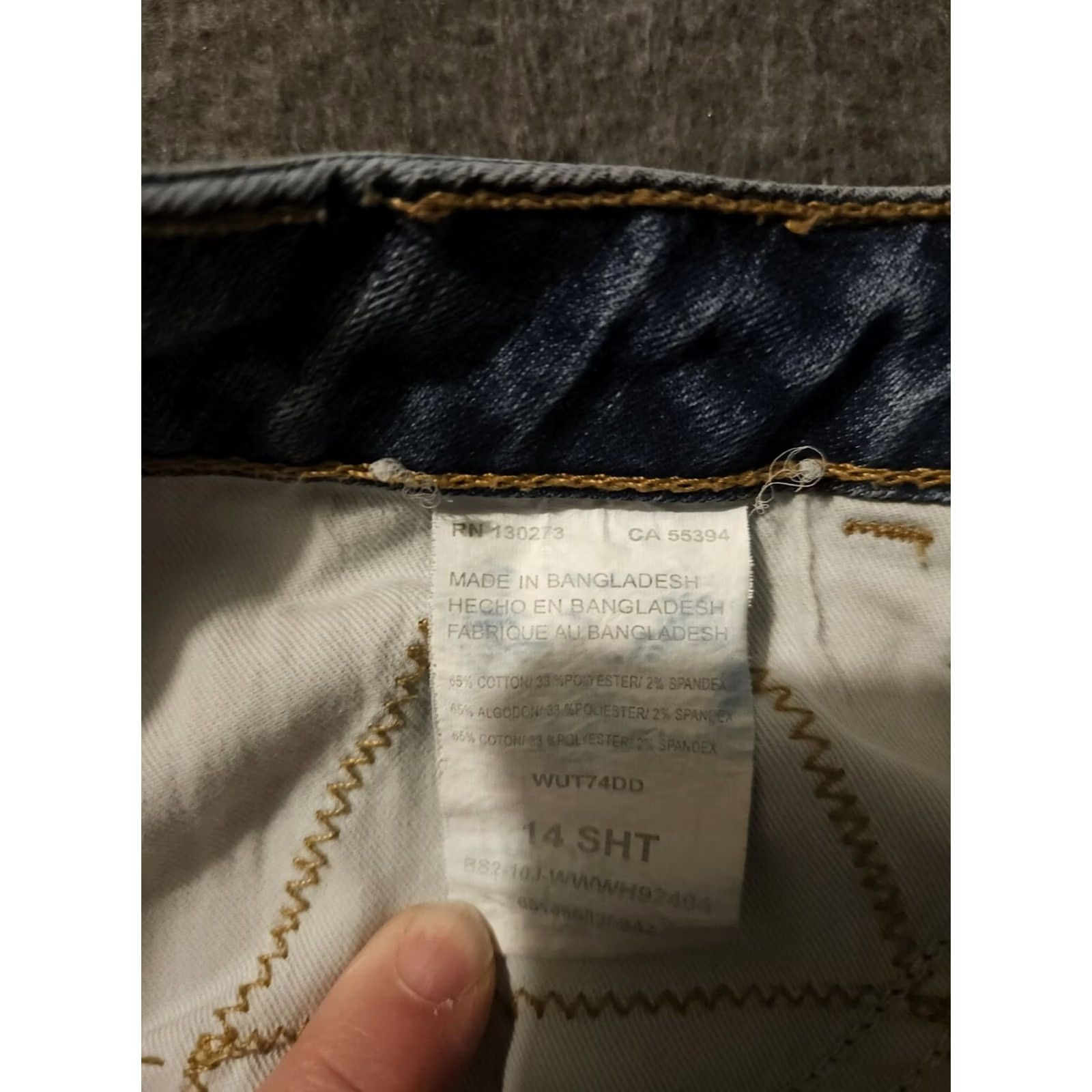 Wrangler Aura Wrangler Aura Wrangler Jeans Women's 14 Short Blue Denim Mid Rise Western Cowgirl Capris Size 36" / US 14 / IT 50 - 2 Thumbnail