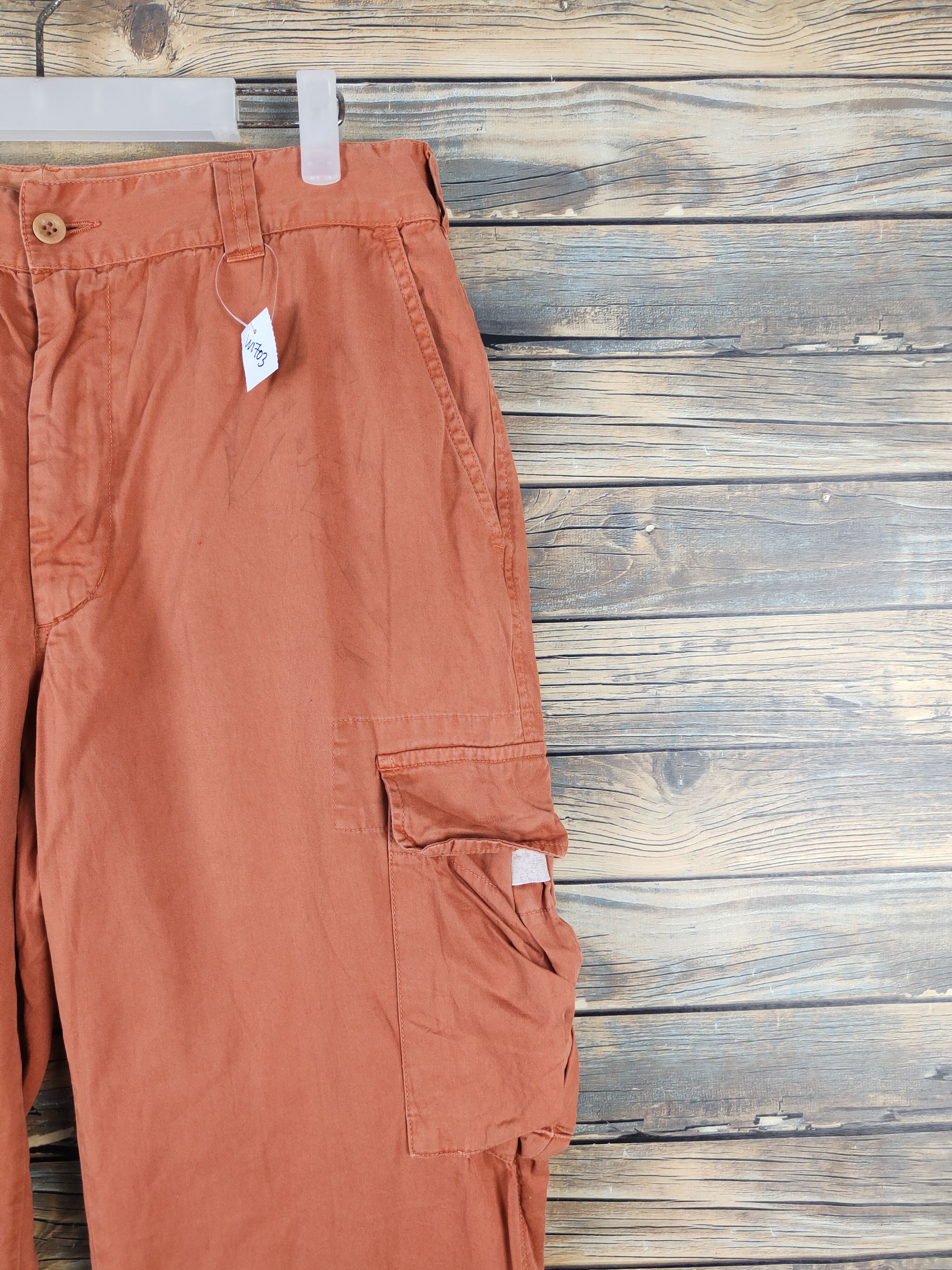 Brooksfield Brooksfield Orange Multipocket Tactical Cargo Pants #W1703 Size US 32 / EU 48 - 5 Thumbnail