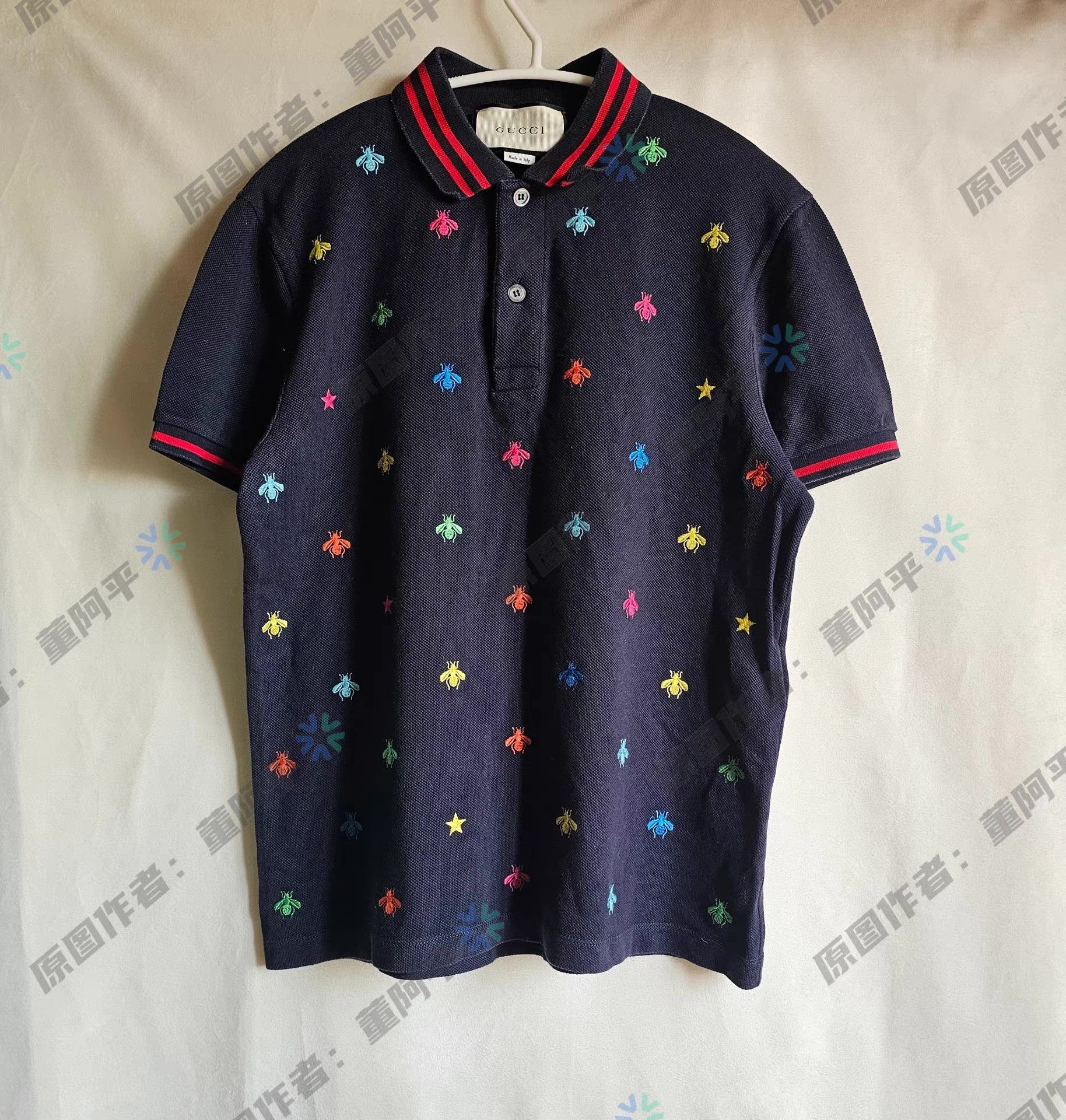 Gucci Gucci Men's Short Sleeve Polo Shirt, Size US M / EU 48-50 / 2 - 1 Thumbnail