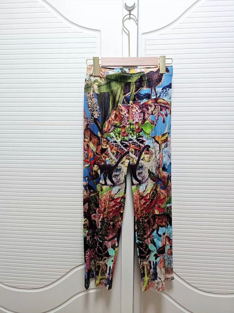Issey Miyake Issey Miyake Animal series straight-leg pants Size 25" / US 0 / IT 36 - 1 Thumbnail