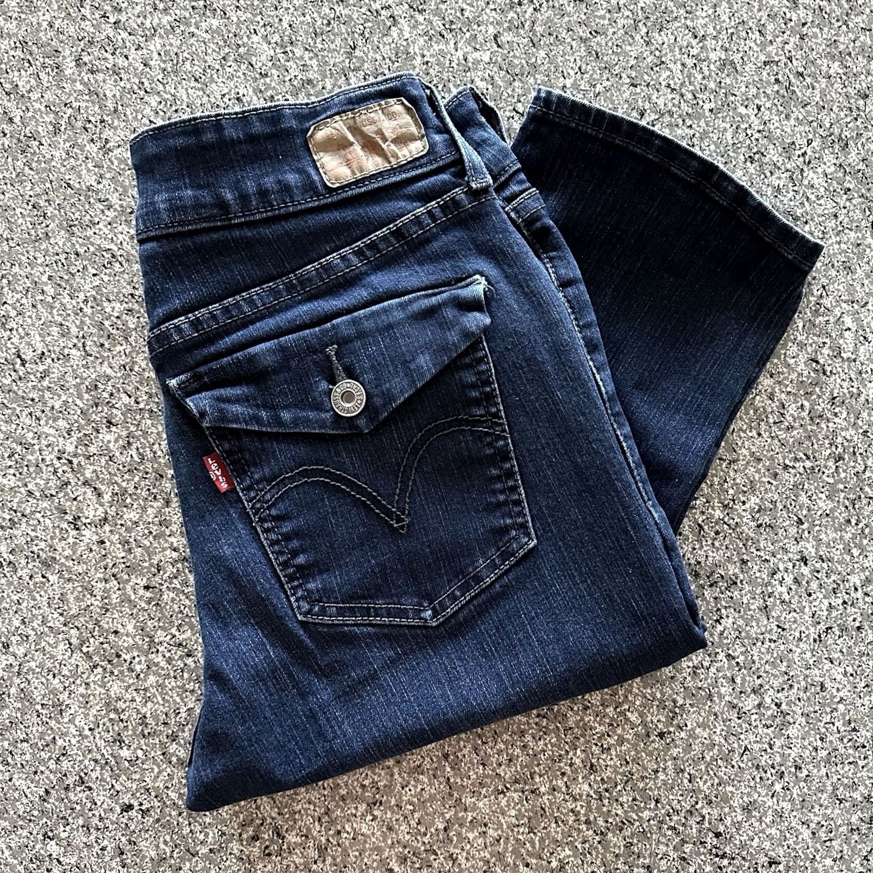 Levi's Levi’s Jeans Slim 5-Pocket Denim 6 Regular 28x27 Blue Mid Rise Womens XS-Plus? Size 28" / US 6 / IT 42 - 2 Thumbnail