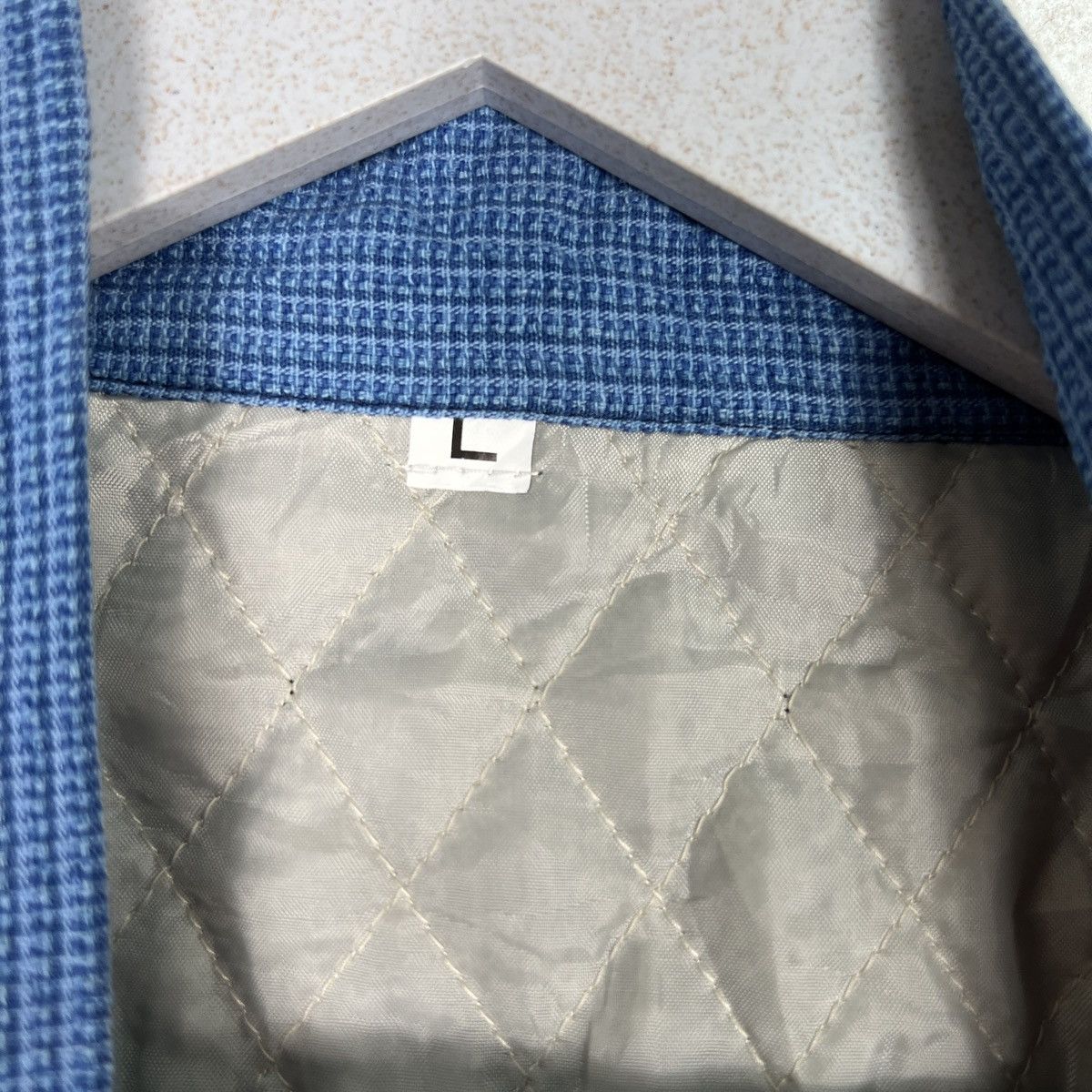 Indigo 🔥 80s VINTAGE INDIGO KIMONO HANTEN JACKET Size US L / EU 52-54 / 3 - 14 Thumbnail