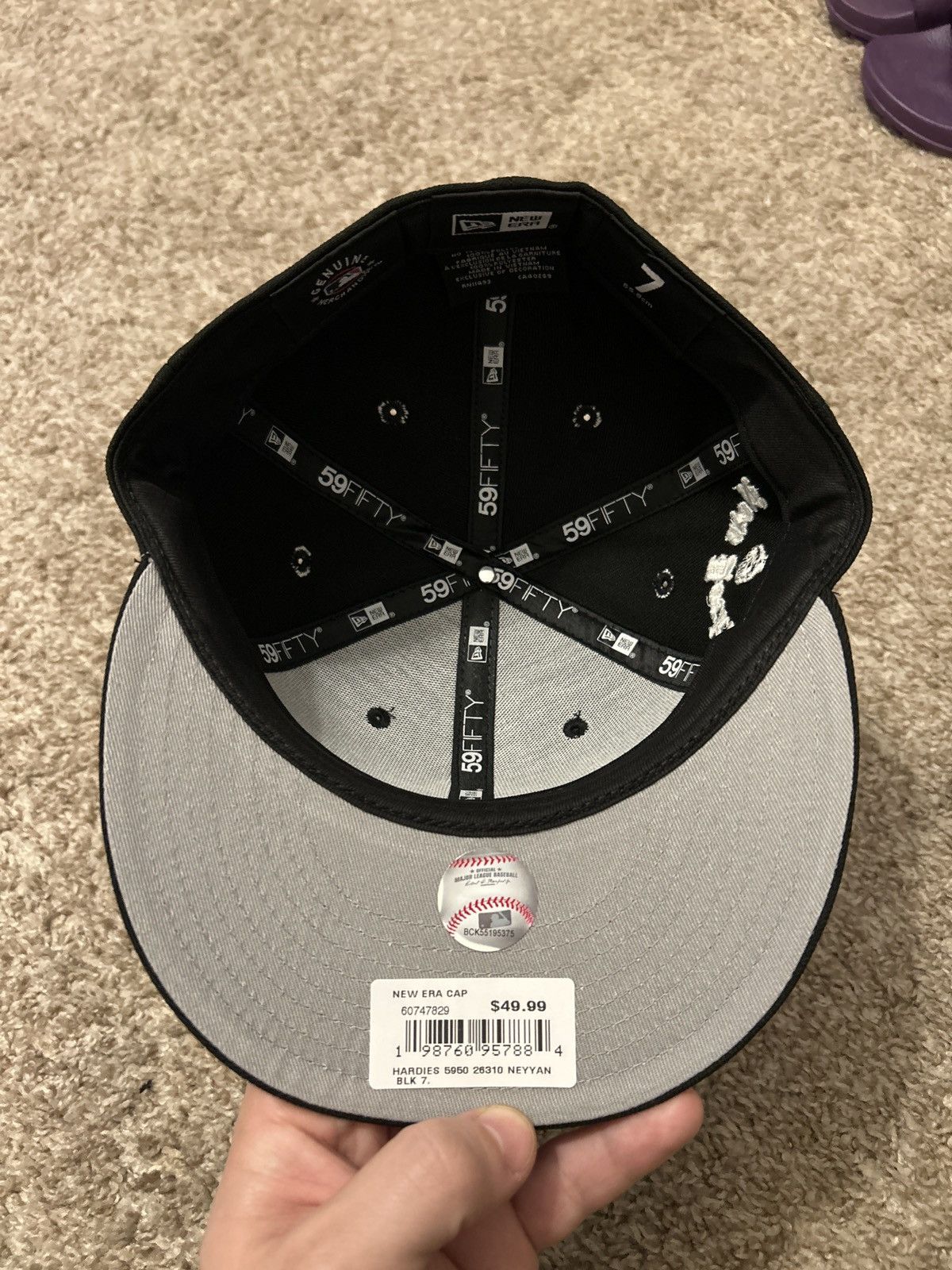 Hardies Hardware New Era Hardies Hardware New York Yankees Fitted Blck Size 7 Size ONE SIZE - 4 Thumbnail