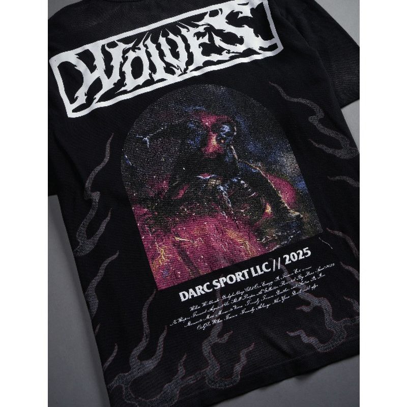 Darc Sport Ghostrider "Premium" Oversized Tee in Black Drift Wash (XL) Size US XL / EU 56 / 4 - 1 Thumbnail