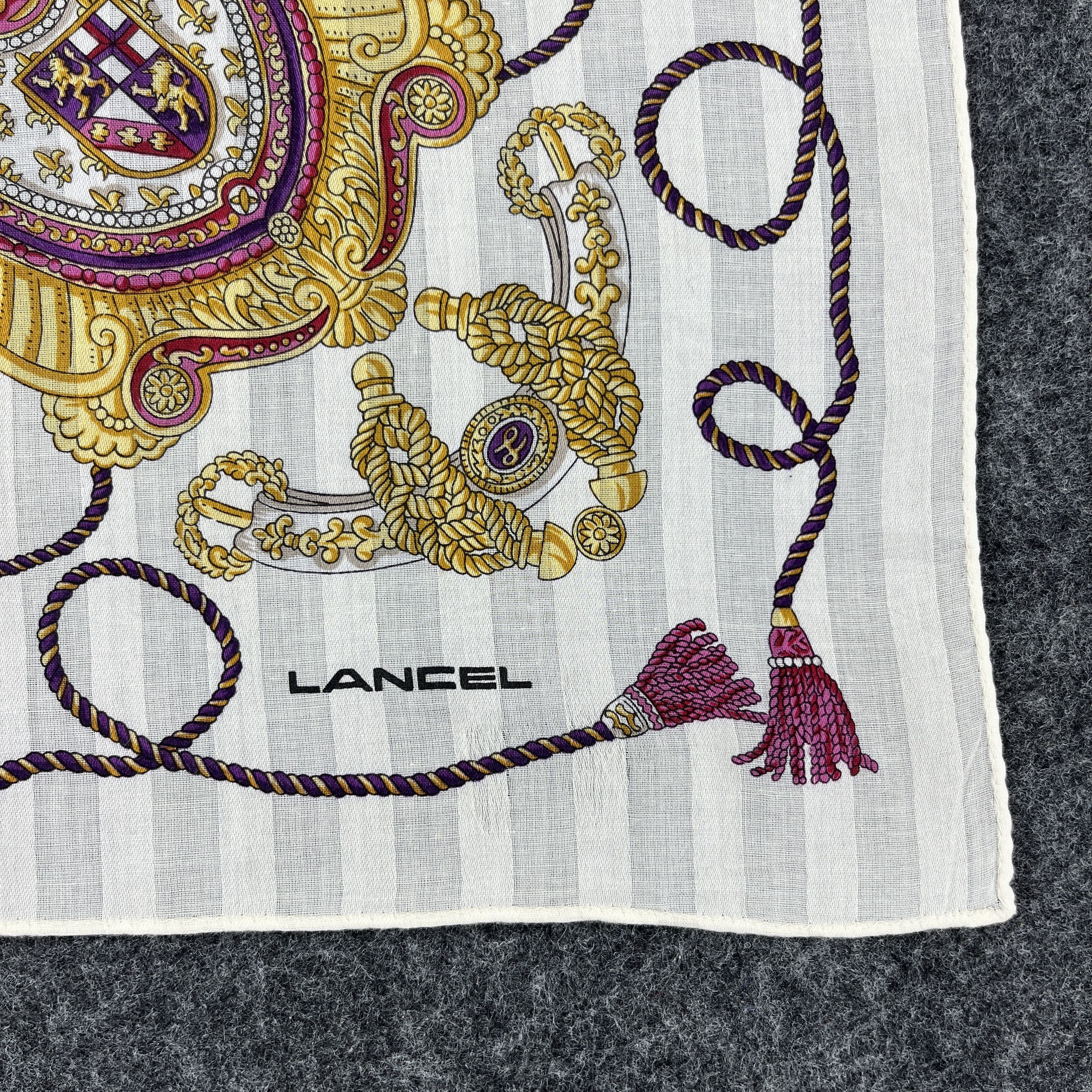 Lancel Lancel Handkerchief / Bandana / Neckerchief B322 Size ONE SIZE - 3 Thumbnail