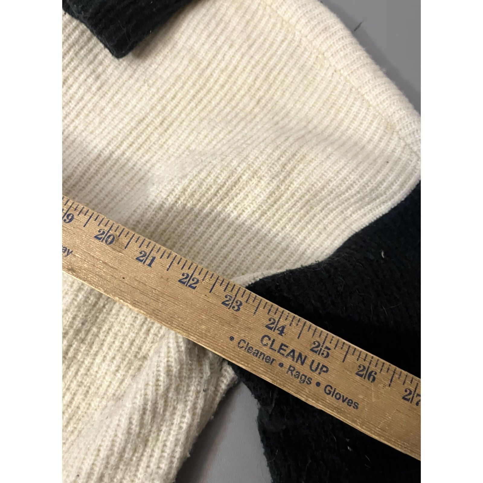 Abercrombie & Fitch Abercrombie & Fitch Color Block Wool Blend Pullover Sweater Size L Color Black Size L / US 10 / IT 46 - 5 Thumbnail