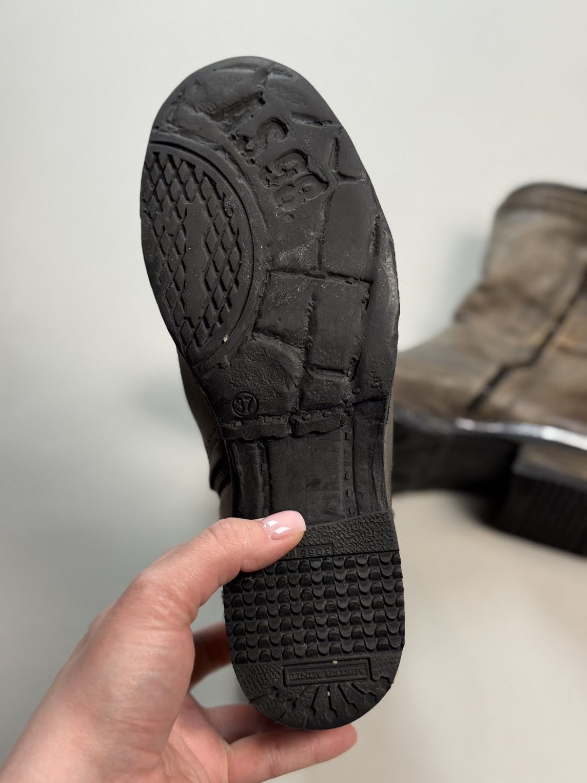 A.S.98 A.S. 98 Airstep Avant-Garde Leather Combat Boots Shoes Size US 7 / IT 37 - 21 Thumbnail
