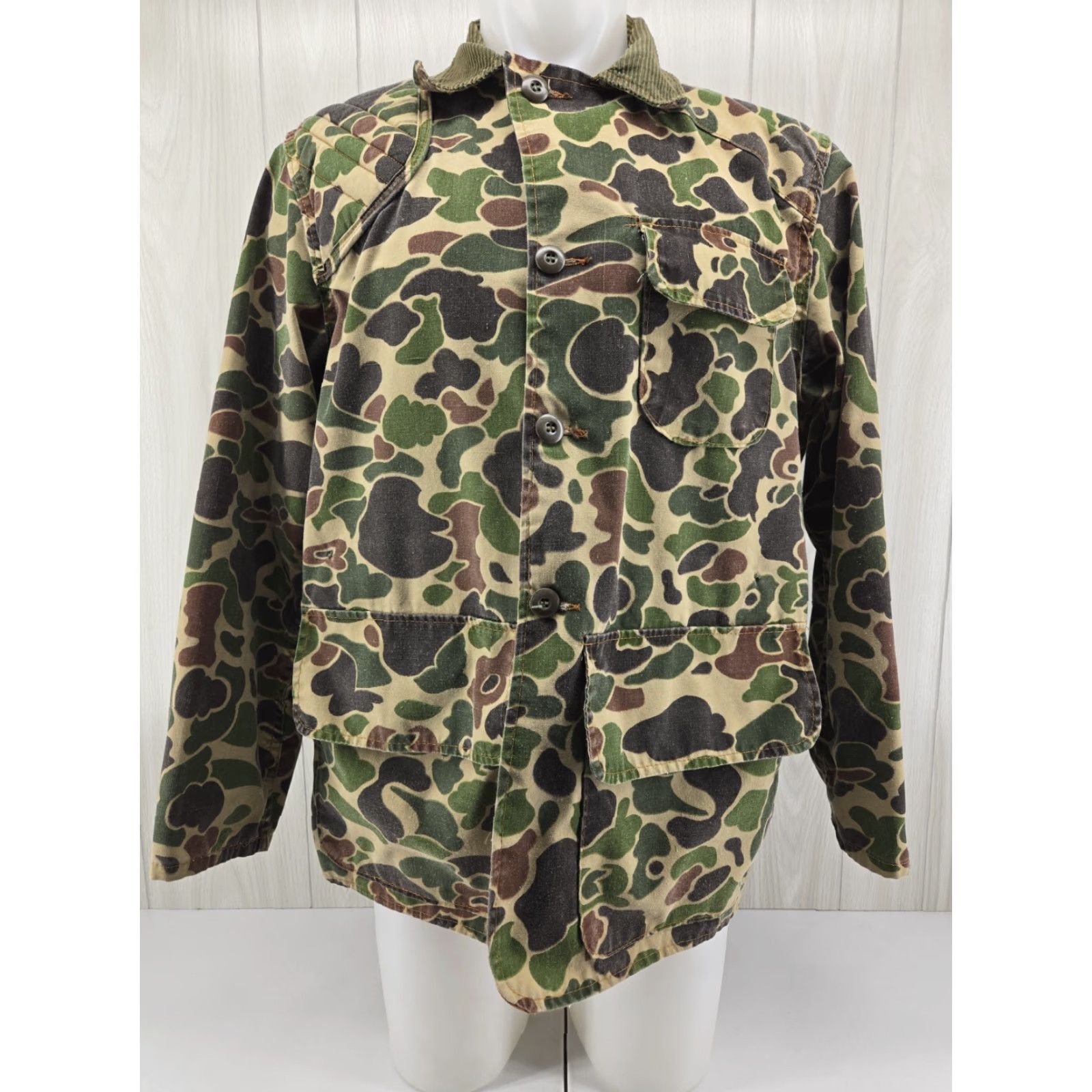 JCPenney VTG JCPenney Hunting Jacket Duck Camouflage Mens L/XL Button Up Shirt Size US L / EU 52-54 / 3 - 2 Thumbnail
