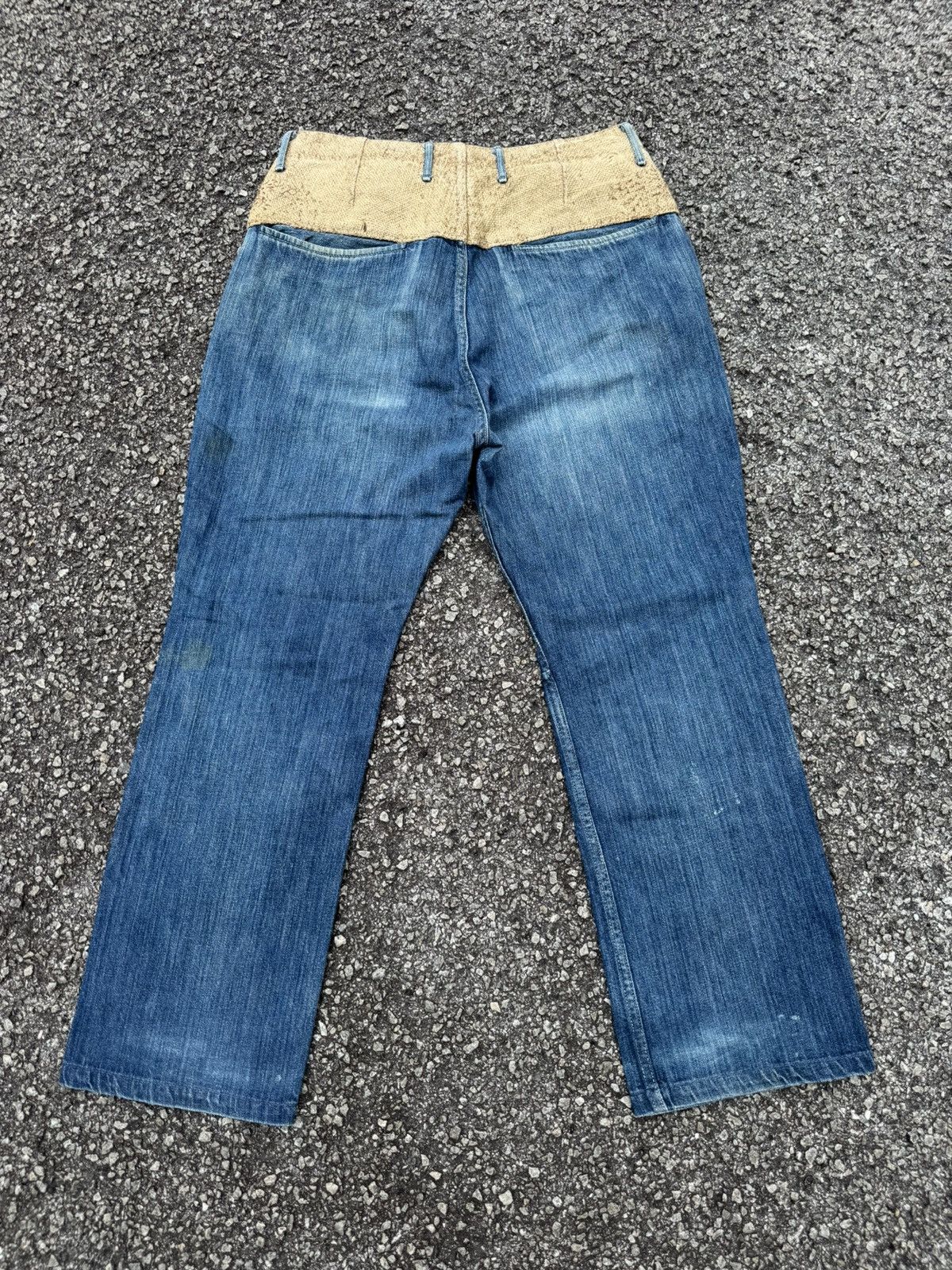 Kapital DESIGNER KIRO HIRATA KAPITAL HEMP CLASSIC DISTRESSED JEANS Size US 31 - 11 Thumbnail