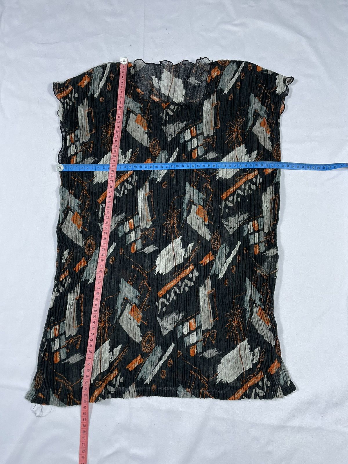 Issey Miyake × Japanese Brand × Vintage Vintage mela-d'or pleated tank top issey miyake styled Size S / US 4 / IT 40 - 8 Thumbnail