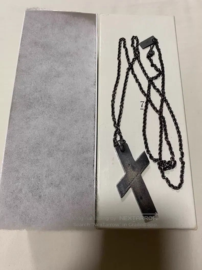 Julius Julius Diagonal Cross Pendant Necklace Size ONE SIZE - 4 Thumbnail